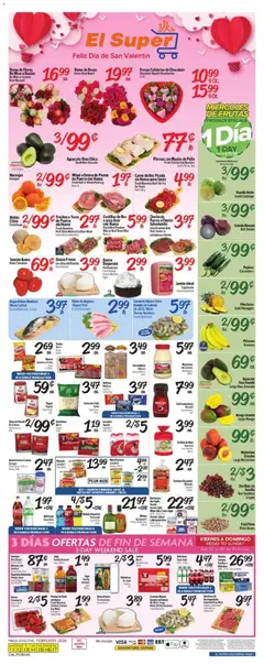 Preview of El Super weekly ads valid from 11.02.2026