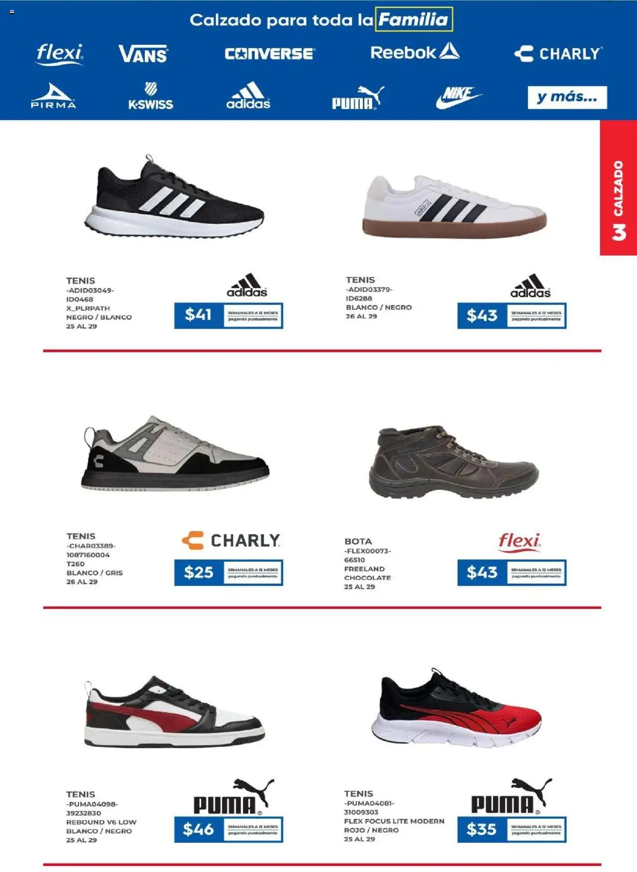 Nuevas ofertas de Muebles America válidas en toda la República Mexicana desde el 01.09.2025. ¡Encuentra las mejores ofertas en Muebles America - Catálogo! | Página: 3 | Productos: Tenis, Chocolate