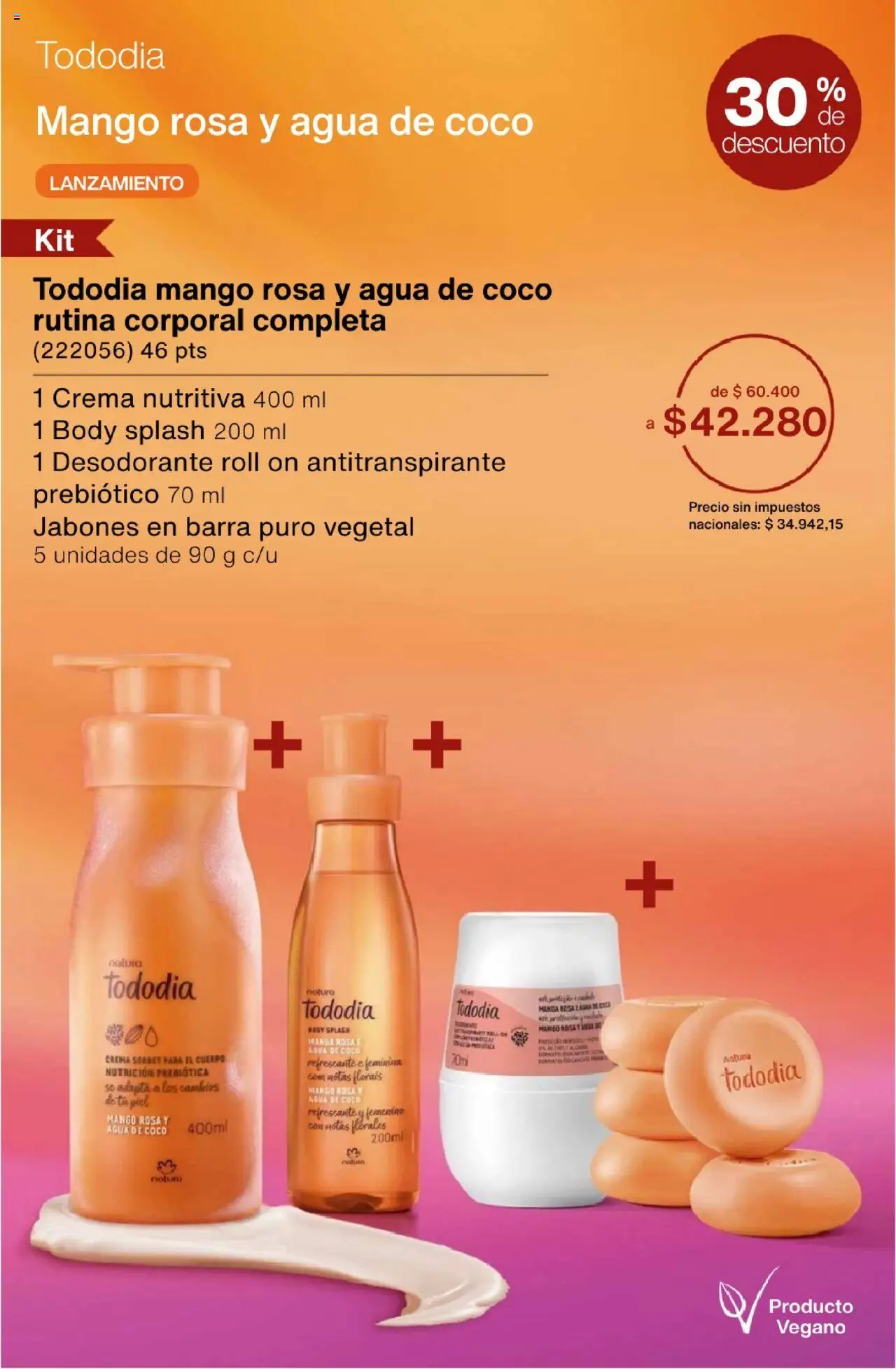Natura - Catálogo Ciclo 15 │ válido desde el 01.10.2025 | Página: 195 | Productos: Desodorante, Antitranspirante, Agua, Mango
