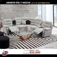 Vista previa de Muebles Dico - Catálogo Venta Maratónica Pacifico, nuevo folleto de la tienda, válido en México a partir del 01.01.2025 | Página: 40 | Productos: Modular