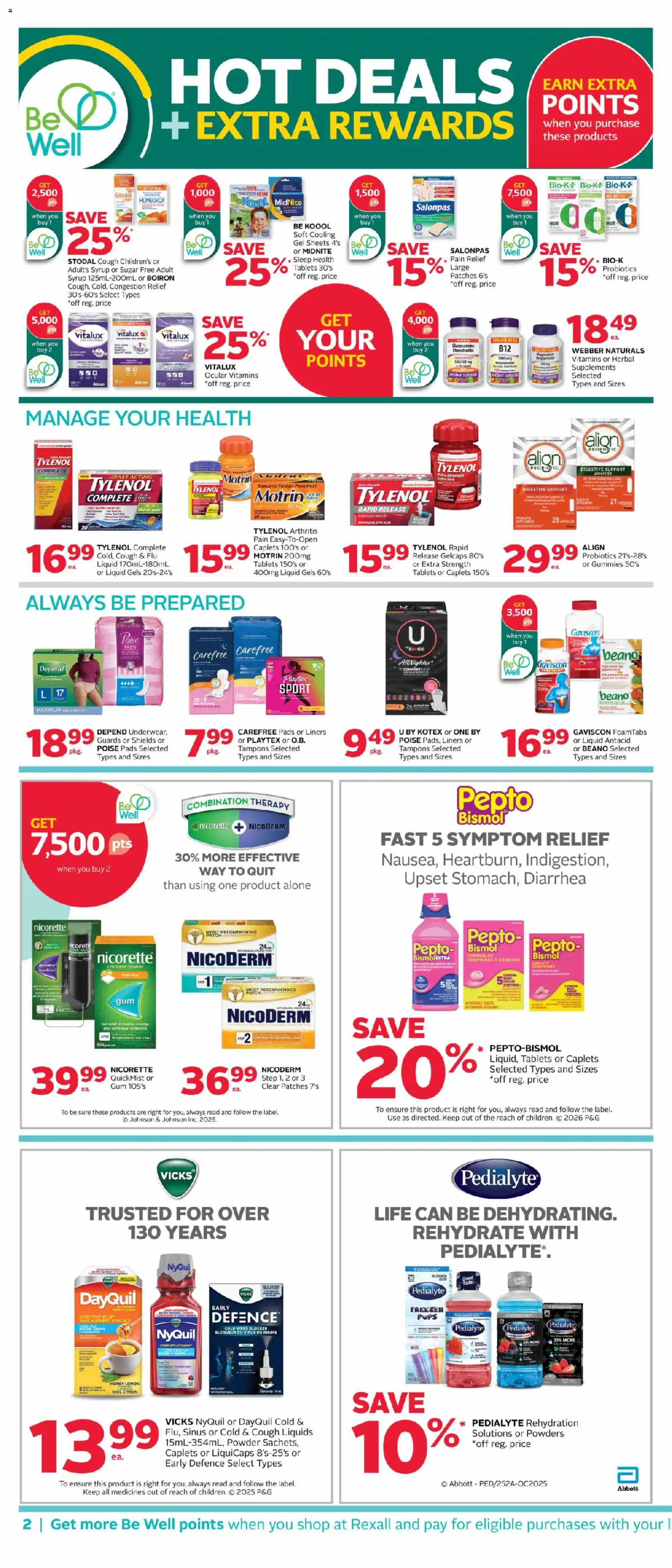 Rexall flyer valid from 09.01.2026 | Page: 6 | Products: Freezer, Powder