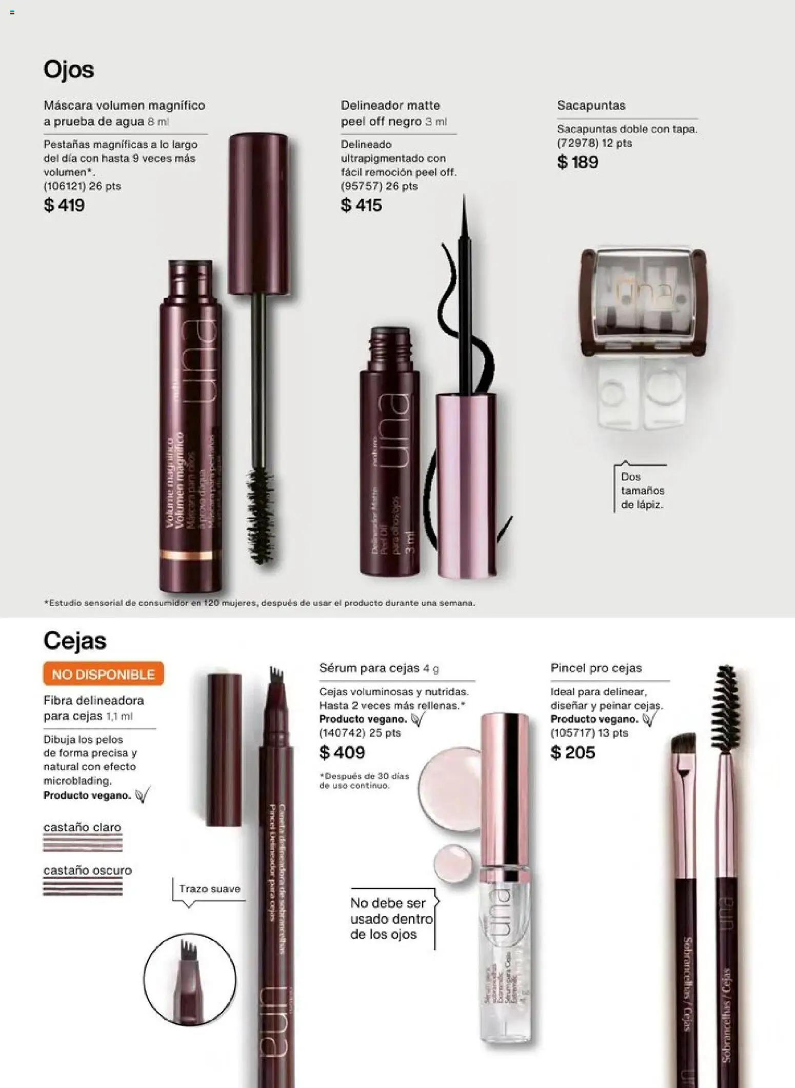 Nuevas ofertas de Natura válidas en toda la República Mexicana desde el 20.12.2025. ¡Encuentra las mejores ofertas en Natura campaña 1 2026! | Página: 59 | Productos: Pincel, Sacapuntas, Serum, Delineador