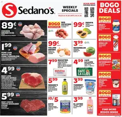 Preview of Sedano's weekly ads valid from 15.04.2026