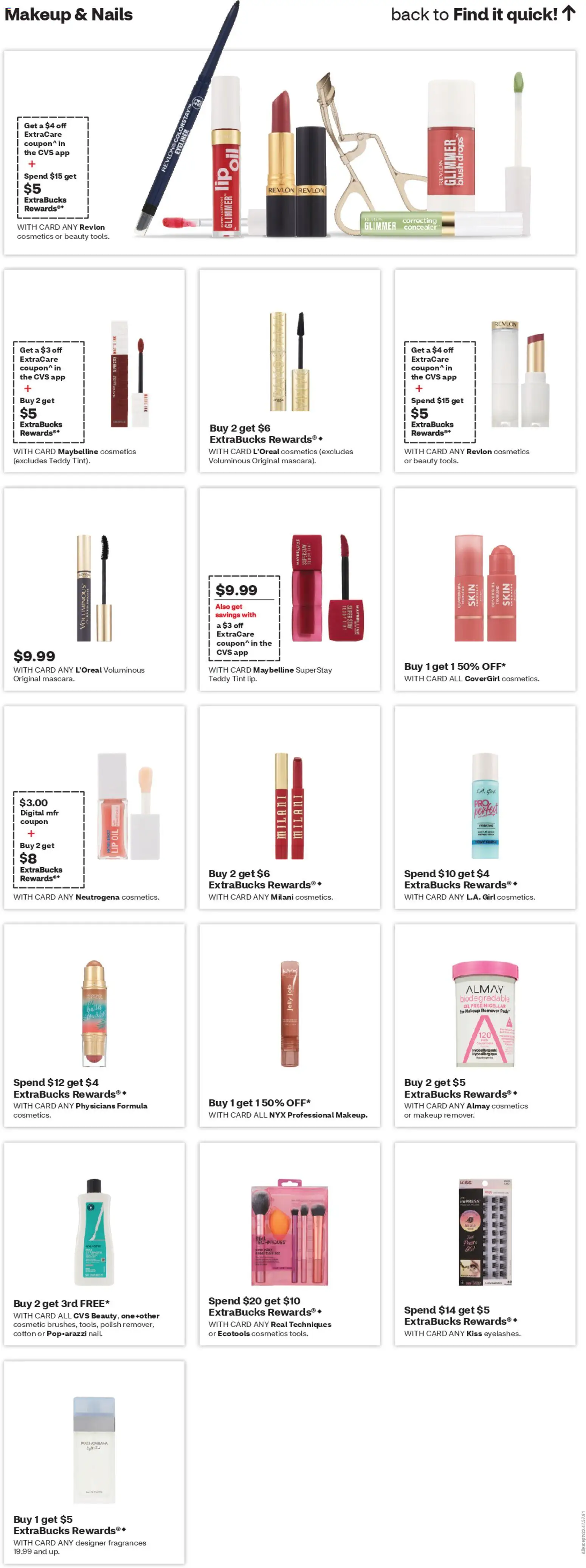 CVS Pharmacy Weekly Ad - DC - valid from 11.01.2026 | Page: 10 | Products: Ink, Concealer, Blush, Oil