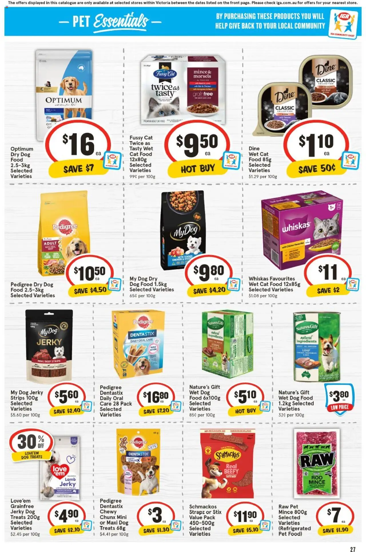 IGA catalogue - valid from 18.06.2025 | Page: 23 | Products: Chicken, Lamb, Beef, Dog food