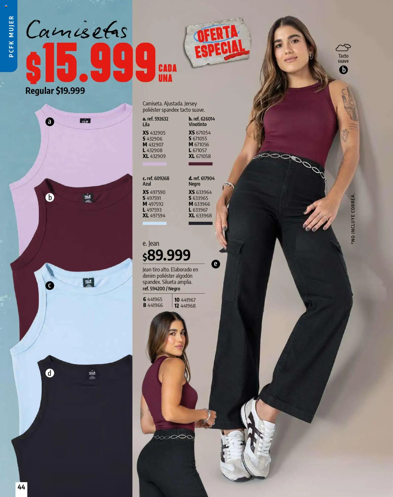 Pacifika revista - valida desde el 01.01.2026 | Página: 44 | Productos: Algodón, Jean