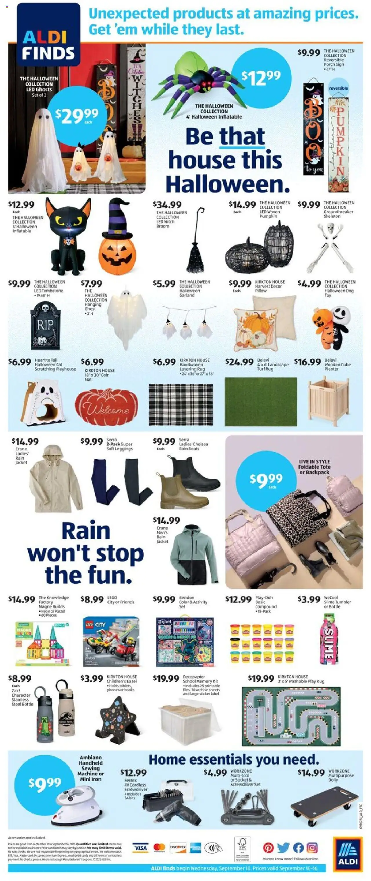 Aldi Weekly Ad - valid from 10.09.2025 | Page: 2 | Products: Pillow, Socket, Jacket, Pumpkin
