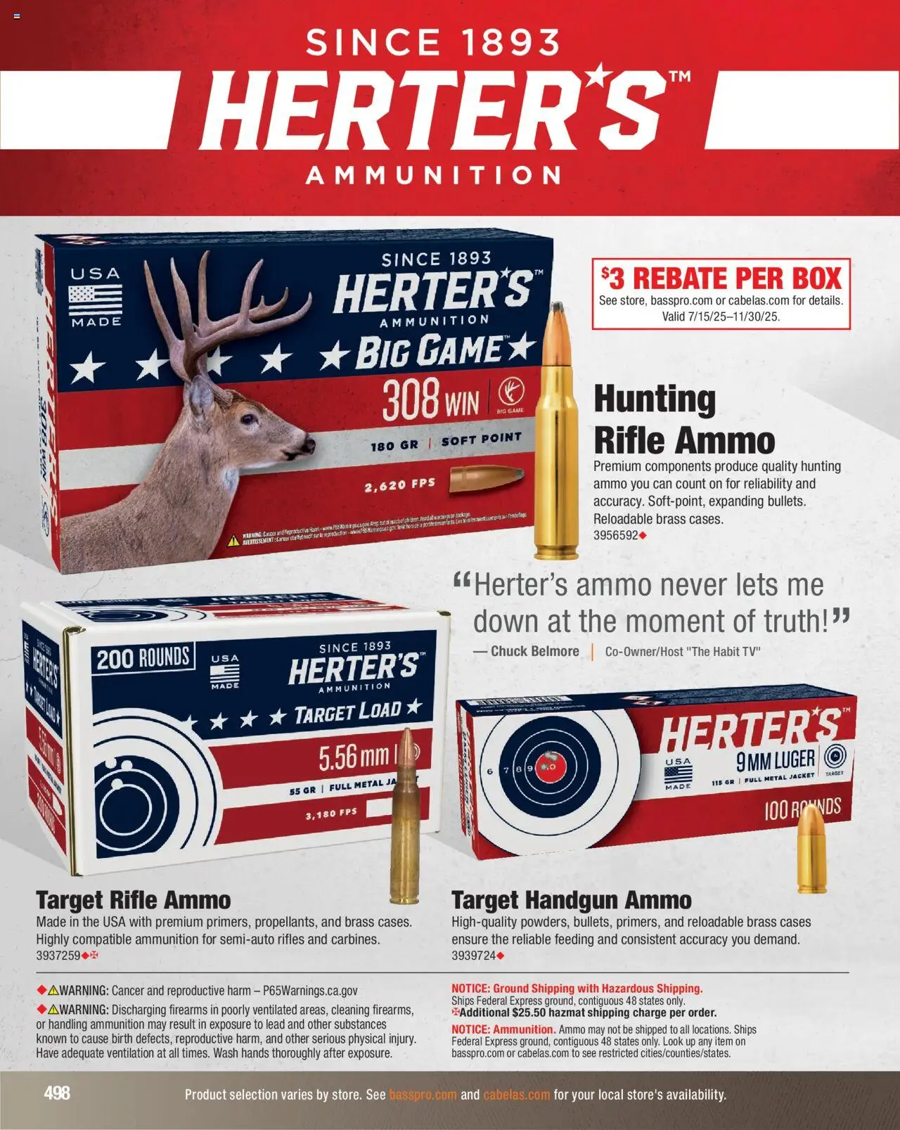 Cabela's Hunting Master 25 - valid from 11.08.2025 | Page: 498 | Products: Jacket, Tv, Game, Handgun