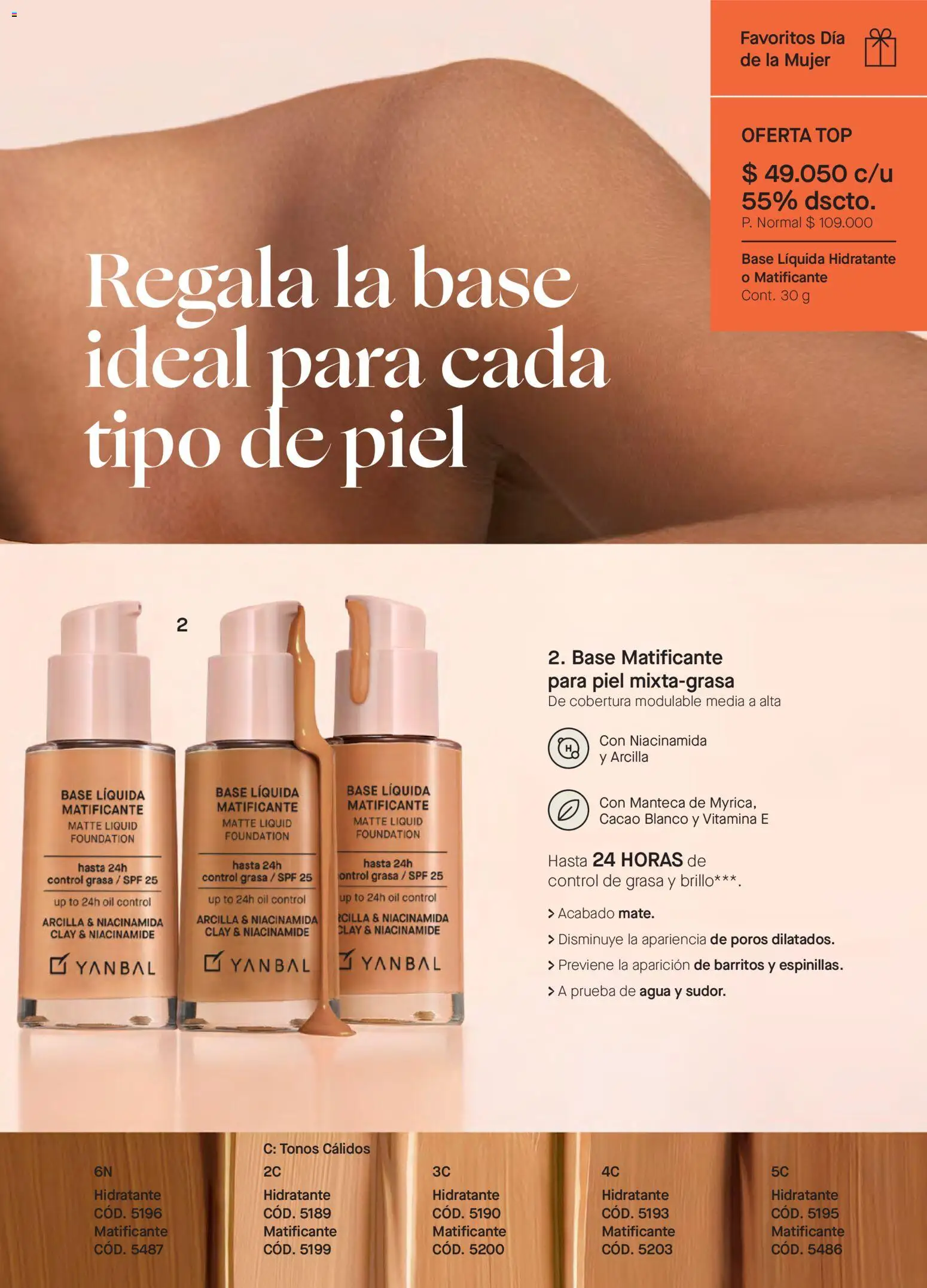 Yanbal revista - valida desde el 28.02.2026 | Página: 51 | Productos: Agua, Brillo, Top, Manteca