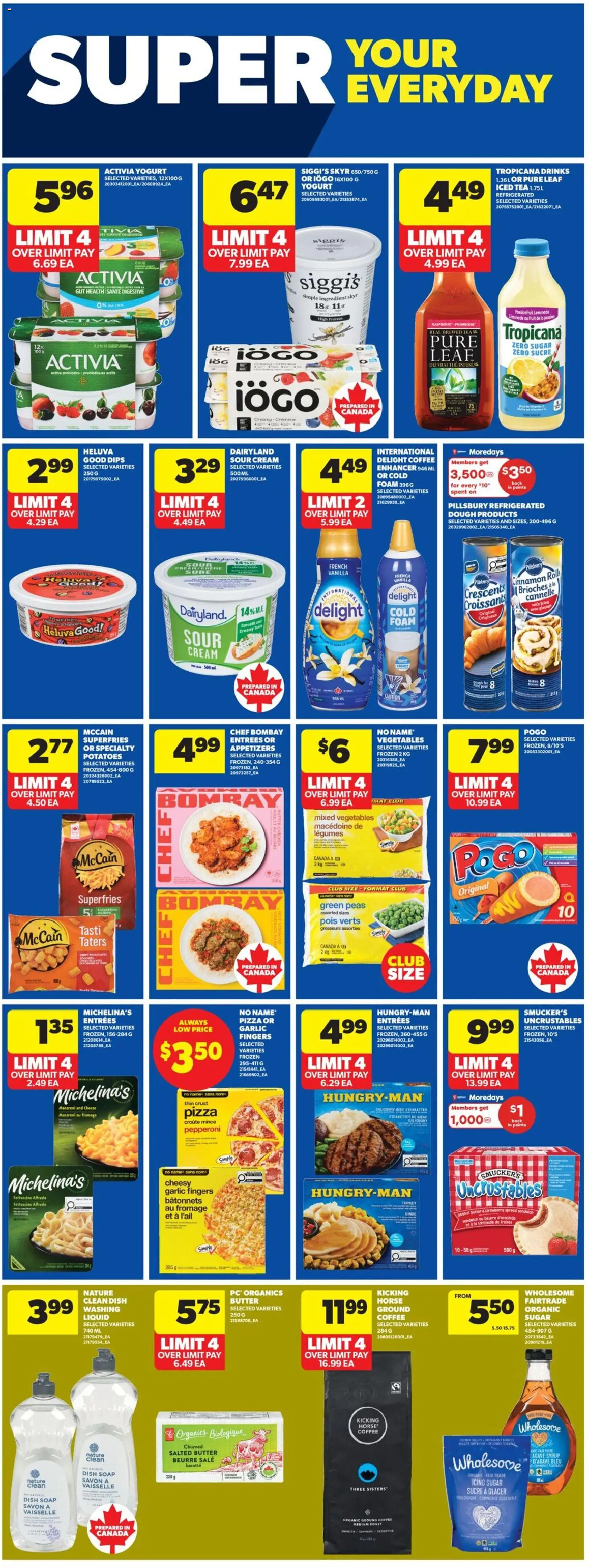 Real Canadian Superstore flyer valid from 19.03.2026 | Page: 27 | Products: Sour cream, Turkey, Yogurt, Coffee