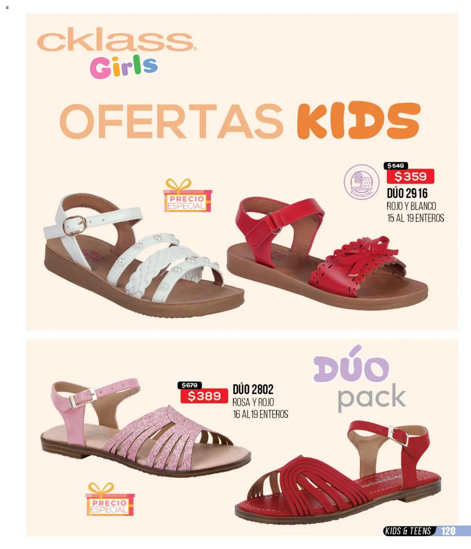 Nuevas ofertas de Cklass válidas en toda la República Mexicana desde el 12.01.2026. ¡Encuentra las mejores ofertas en Cklass catálogo Mega Ofertas Calzado! | Página: 121