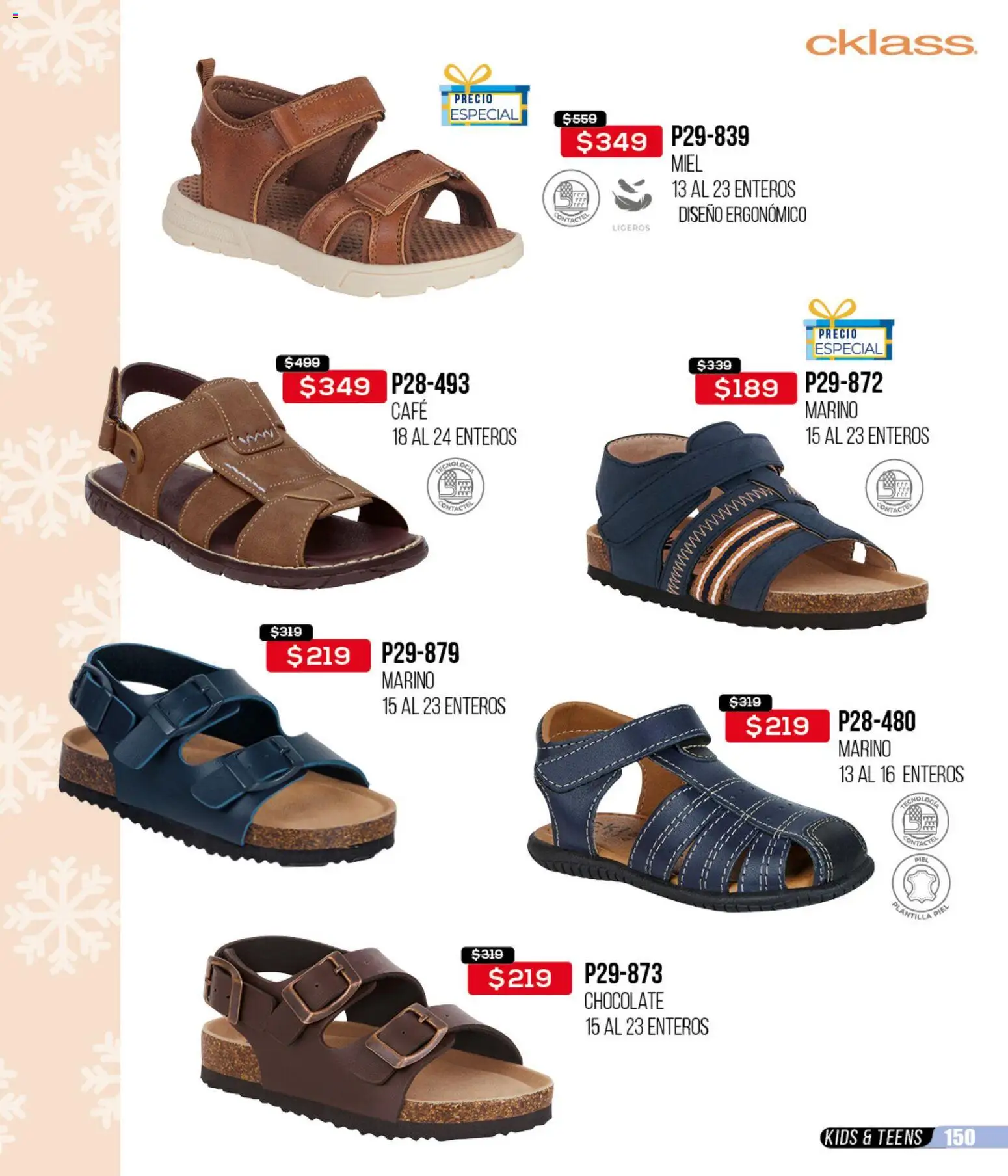 Nuevas ofertas de Cklass válidas en toda la República Mexicana desde el 12.01.2026. ¡Encuentra las mejores ofertas en Cklass catálogo Mega Ofertas Calzado! | Página: 151 | Productos: Café, Chocolate
