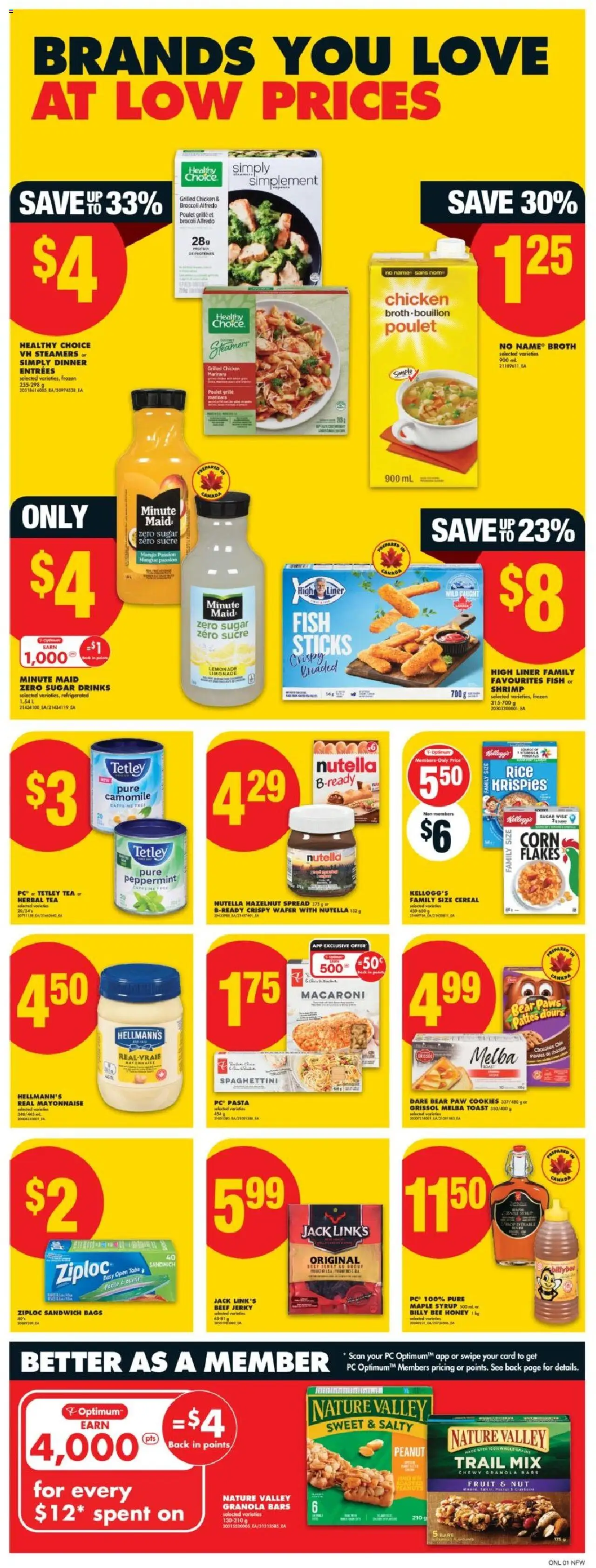 No Frills flyer valid from 25.09.2025 | Page: 6 | Products: Rice, Fish, Tea, PC
