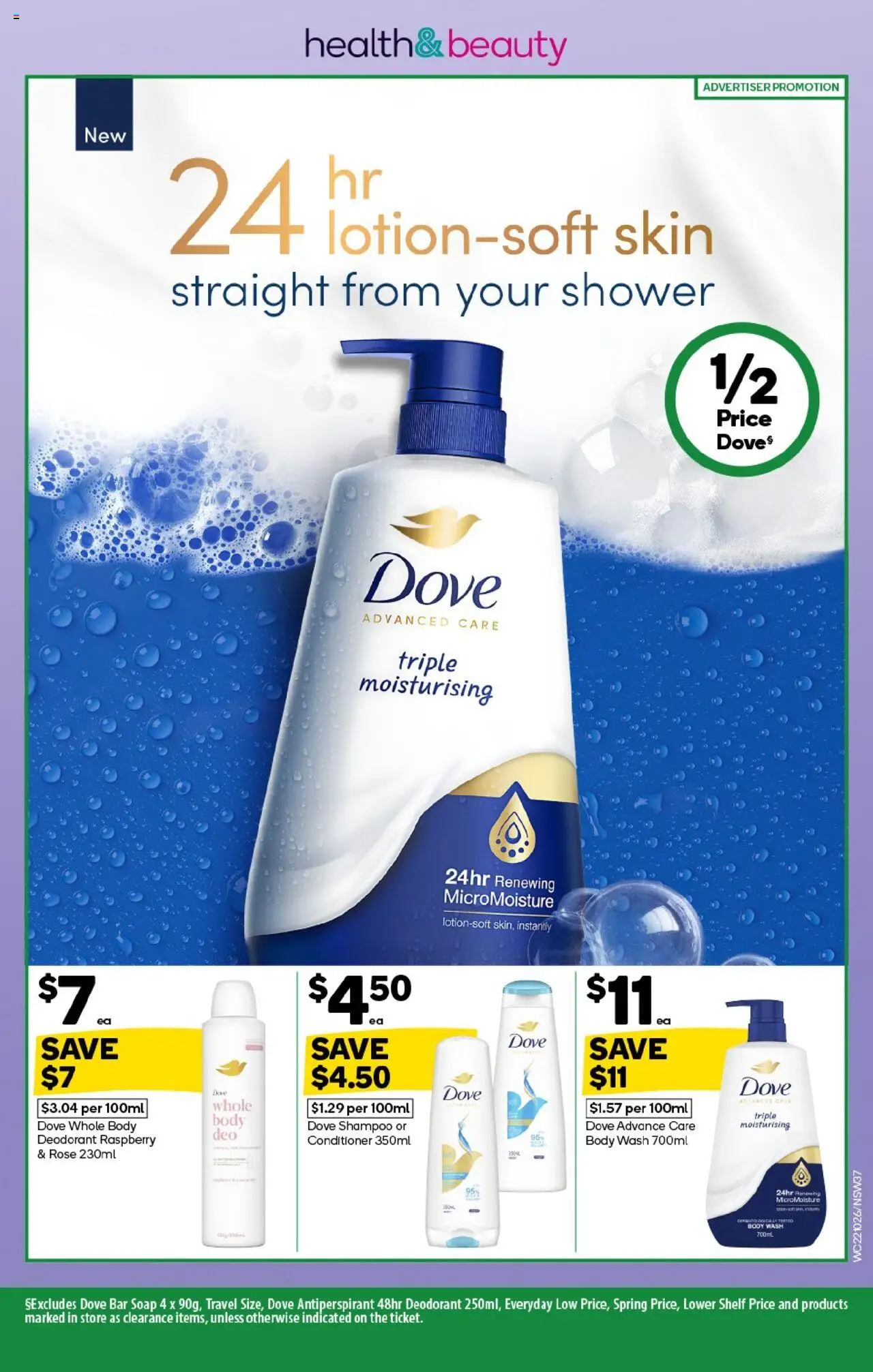 Woolworths catalogue - valid from 22.10.2025 | Page: 37 | Products: Shower, Soap, Deodorant, Antiperspirant