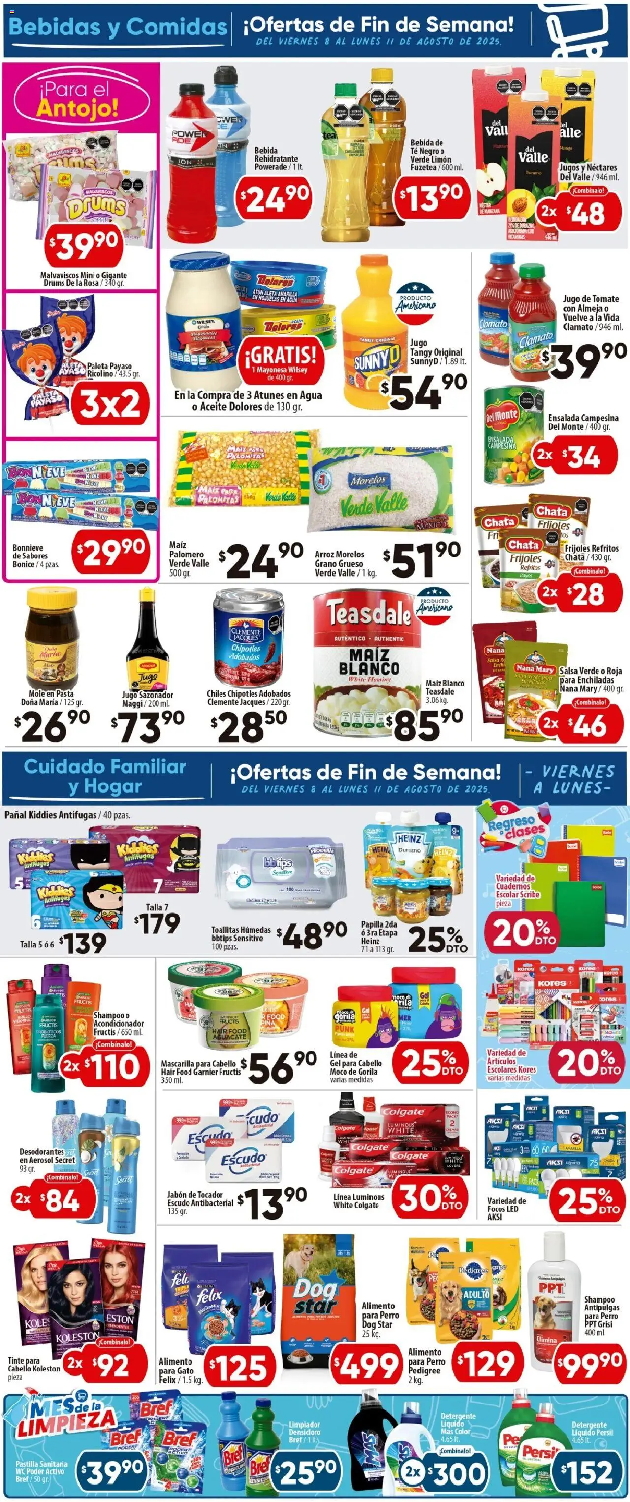 Nuevas ofertas de Calimax válidas en toda la República Mexicana desde el 08.08.2025. ¡Encuentra las mejores ofertas en Calimax - Folleto Mexicali! | Página: 5 | Productos: Paleta, Limón, Wc, Té