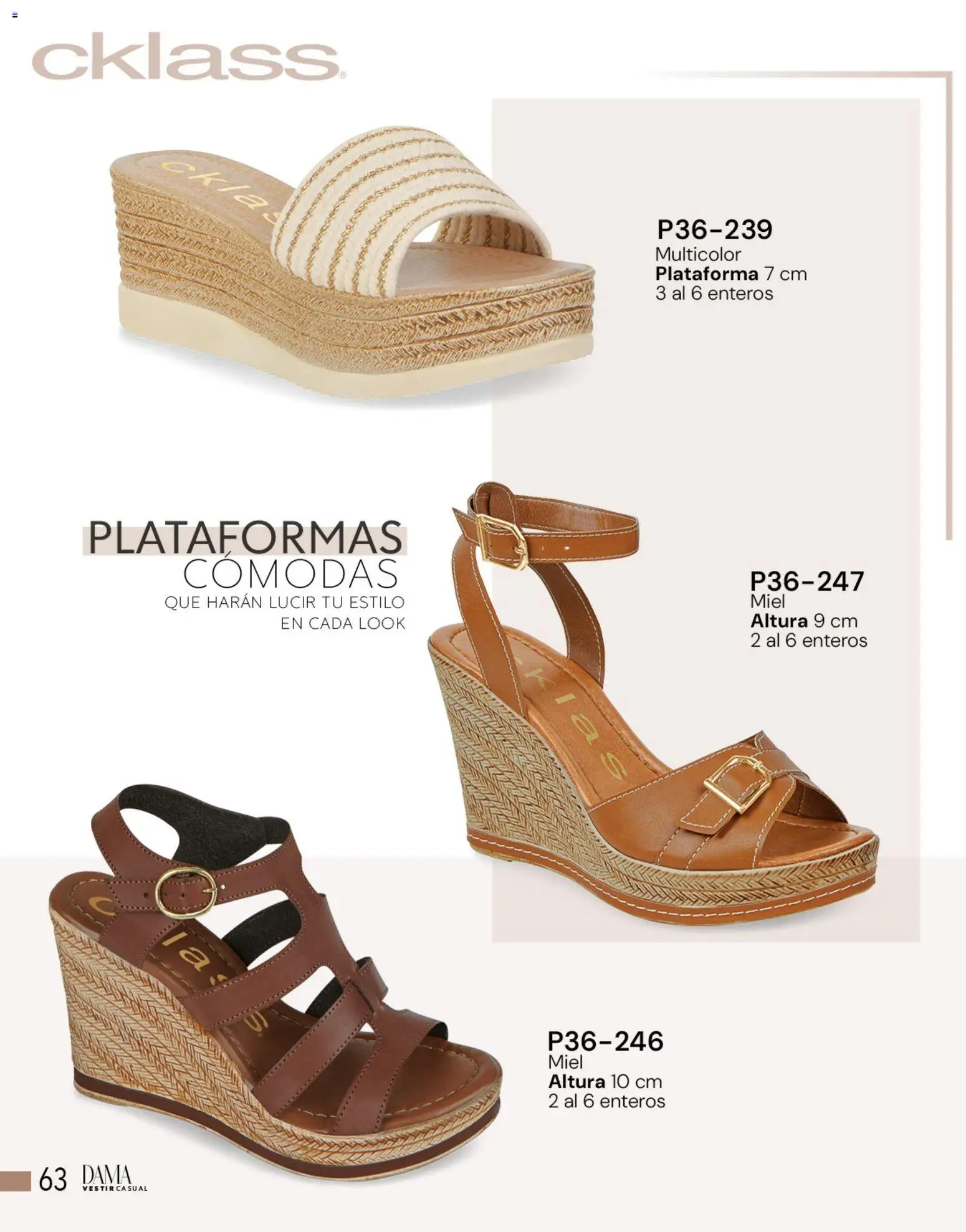 Nuevas ofertas de Cklass válidas en toda la República Mexicana desde el 05.03.2026. ¡Encuentra las mejores ofertas en Cklass catálogo Complemento Verano Calzado! | Página: 67
