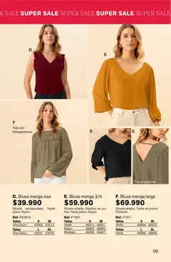 Leonisa - Catálogo -  Vista previa de la revista de la tienda Leonisa valido desde el 24.02.2026 | Página: 9 | Productos: Mostaza, Blusa, Vino