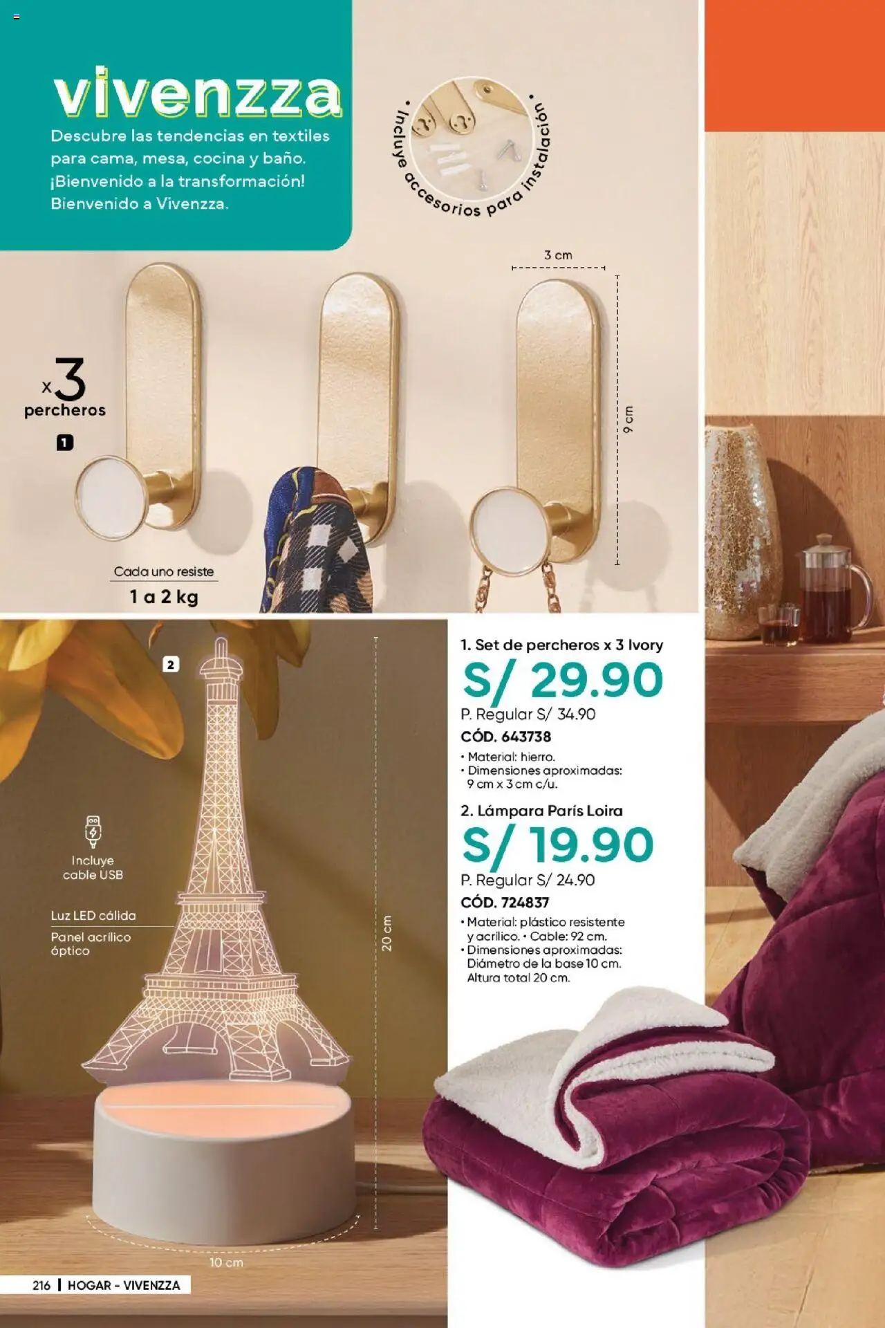 Catálogo Azzorti válido desde 17.06.2025 | Página: 218 | Productos: Lámpara, Cable, USB, Cocina