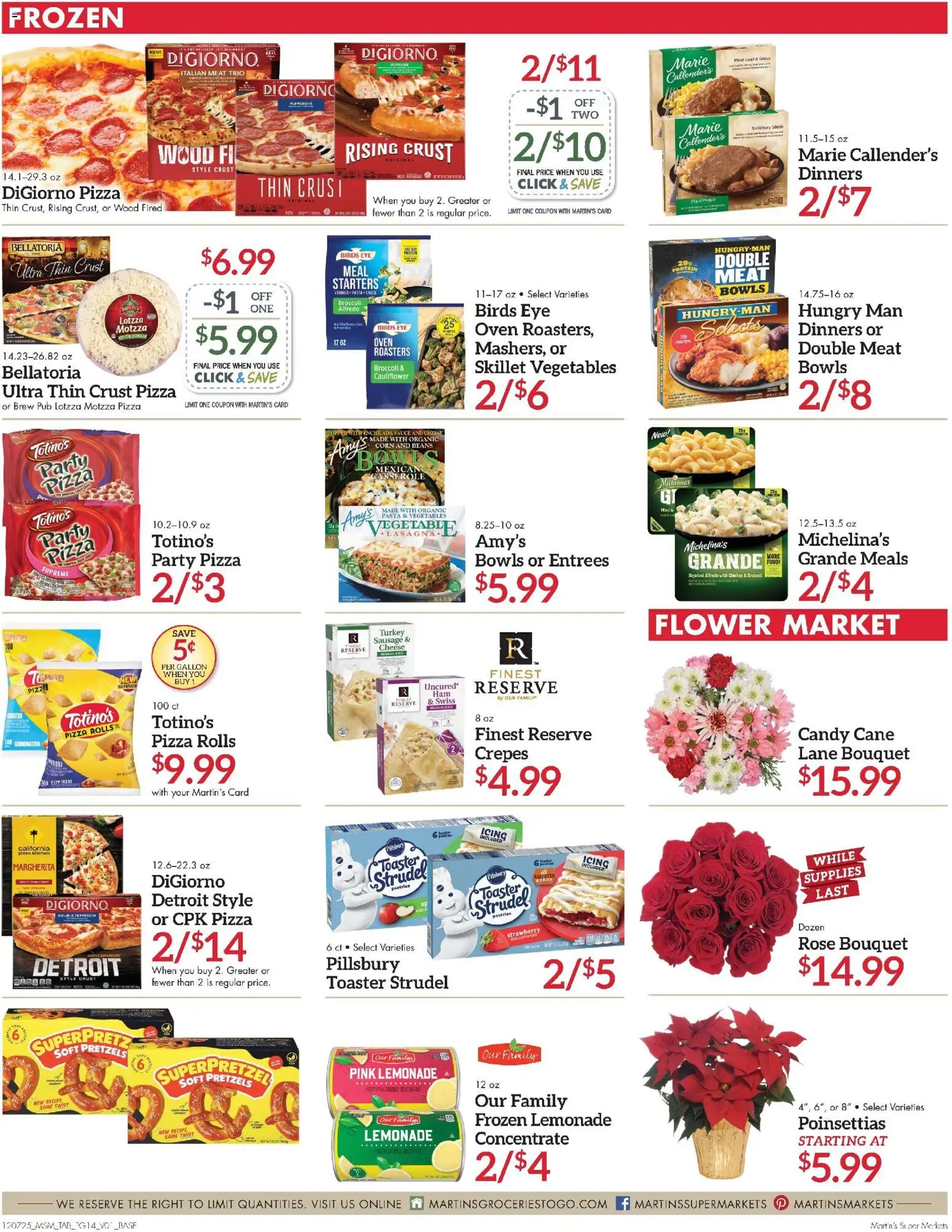 Martin’s Weekly Ad - valid from 07.12.2025 | Page: 14 | Products: Toaster, Pizza, Sausage, Crepes