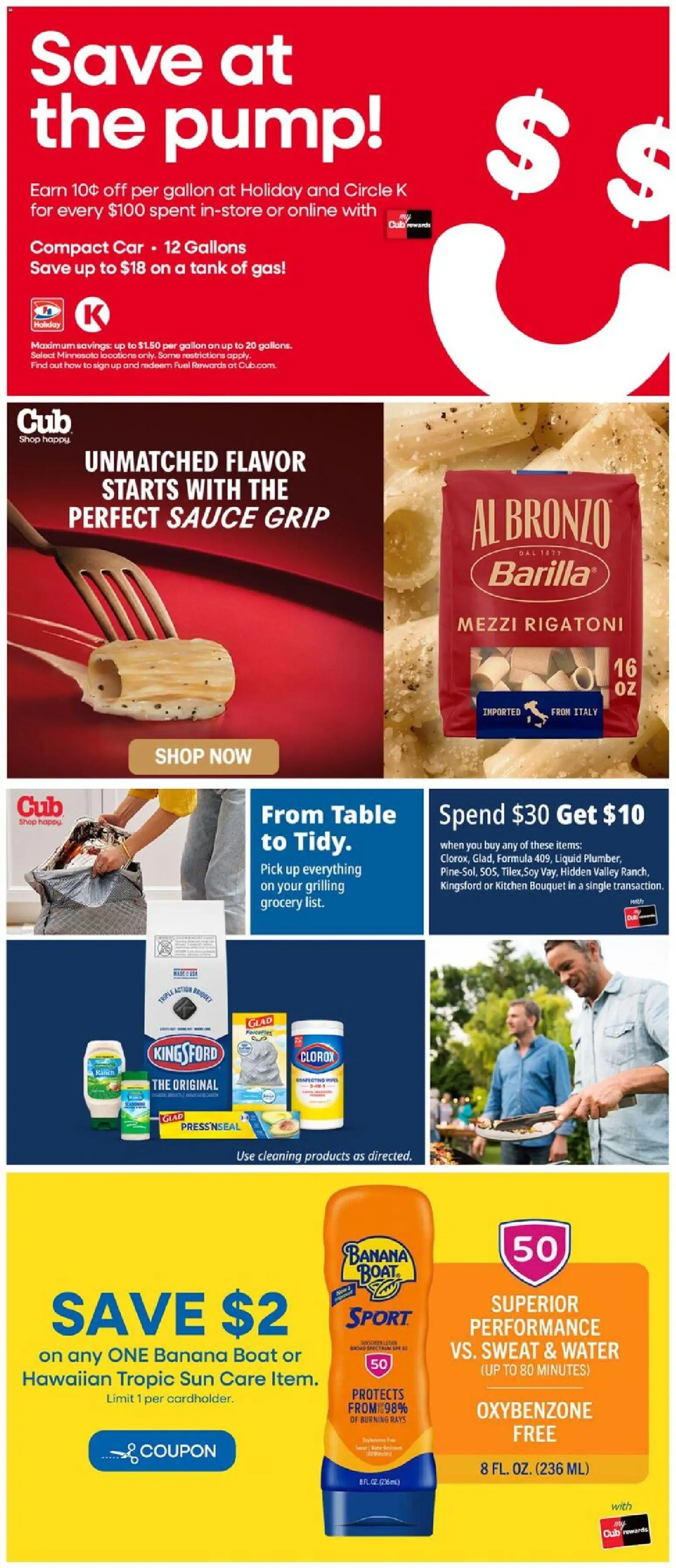 Cub Foods Weekly Ad - valid from 19.04.2026 | Page: 7 | Products: Table, Pump, Bra, Sauce