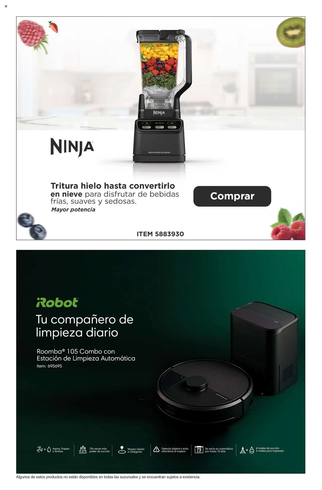 Nuevas ofertas de Costco válidas en toda la República Mexicana desde el 10.09.2025. ¡Encuentra las mejores ofertas en Costco - Catálogo Septiembre! | Página: 54 | Productos: Robot