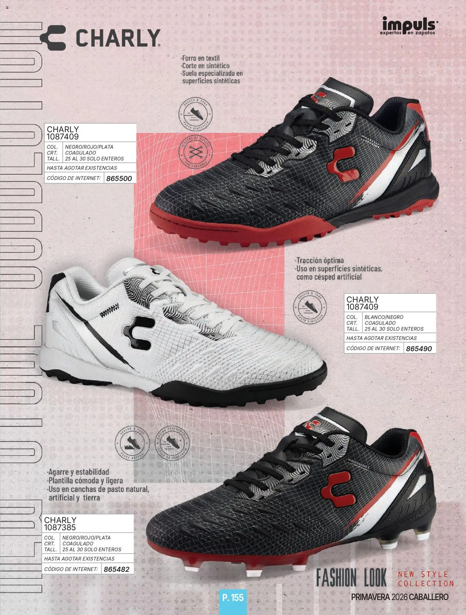 Nuevas ofertas de Impuls válidas en toda la República Mexicana desde el 01.01.2026. ¡Encuentra las mejores ofertas en Impuls catálogo Caballero! | Página: 157 | Productos: Zapatos