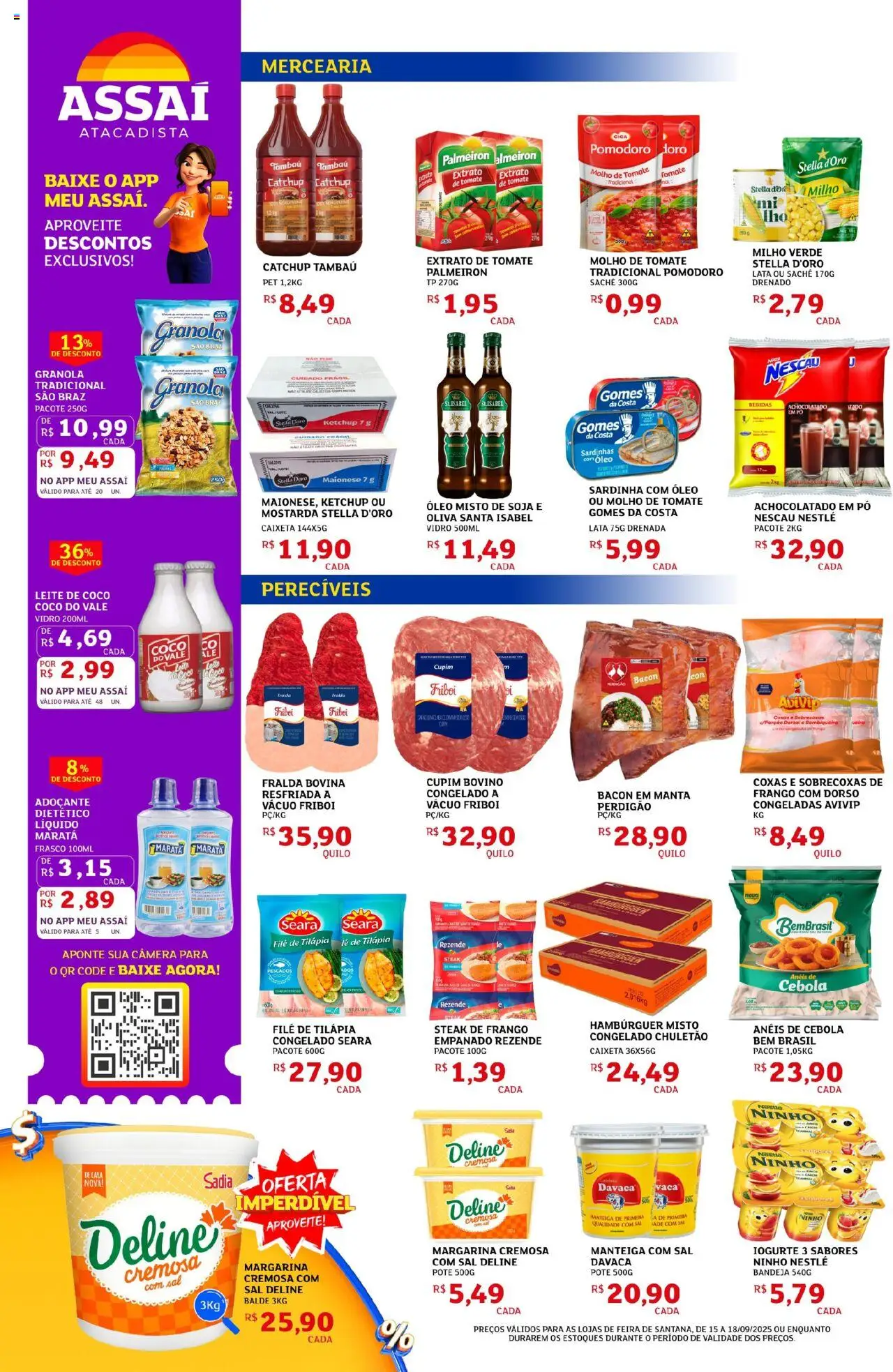 Assaí Atacadista Folheto - válido de 15.09.2025 | Página: 2 | Produtos: Molho de tomate, Leite, Maionese, Leite de coco