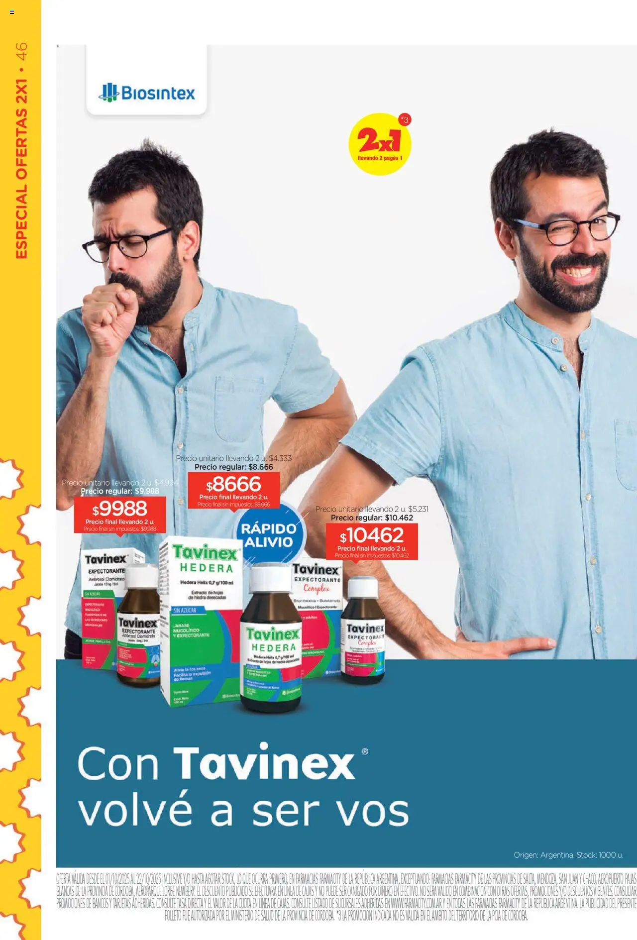 Farmacity catálogo │ válido desde el 01.10.2025 | Página: 46 | Productos: Azucar