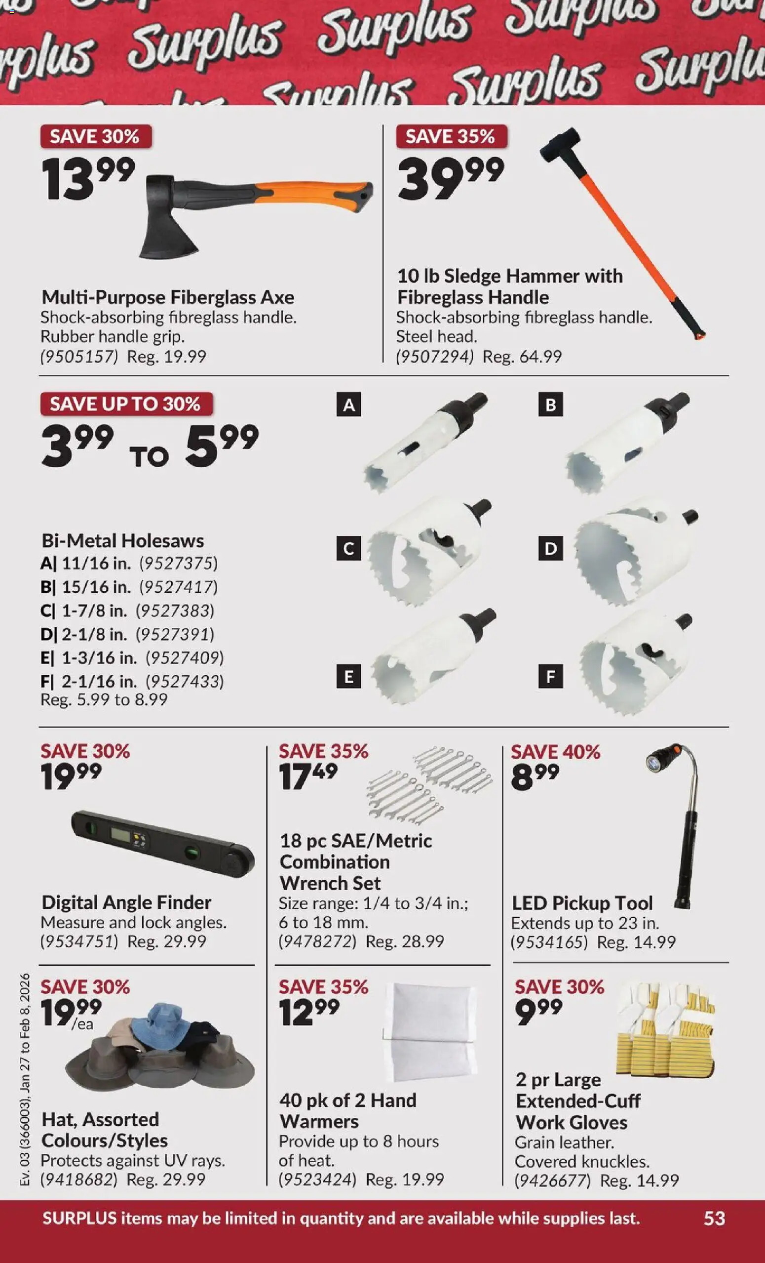 Princess Auto flyer valid from 27.01.2026 | Page: 61 | Products: Gloves, PC