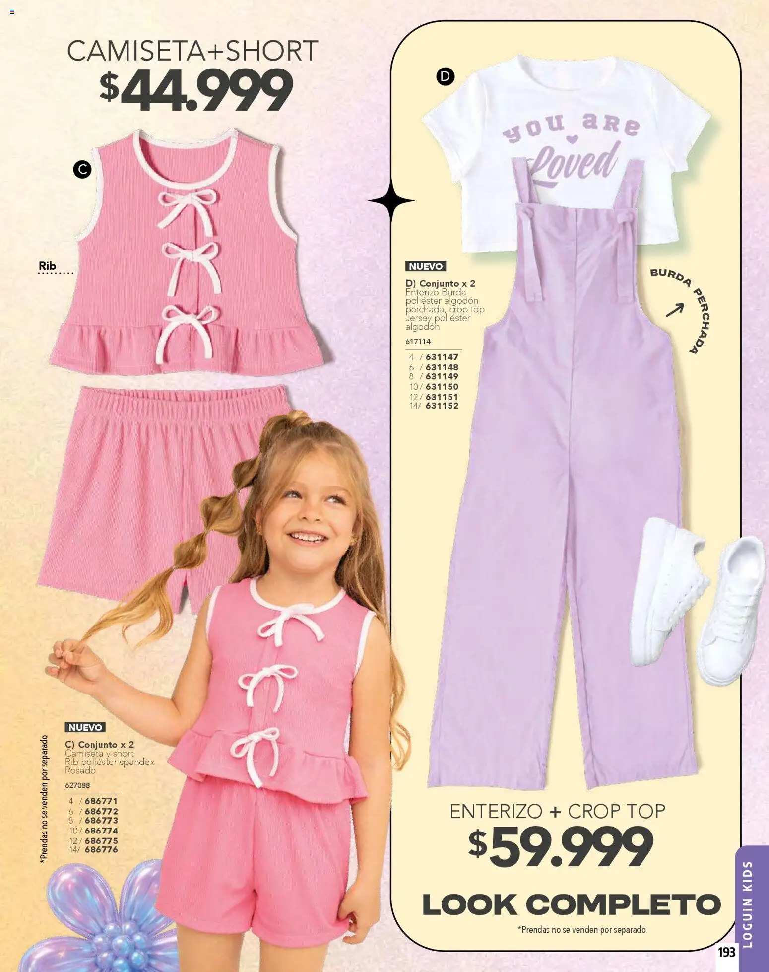 Pacifika revista - valida desde el 01.01.2026 | Página: 193 | Productos: Algodón, Camiseta, Conjunto, Enterizo