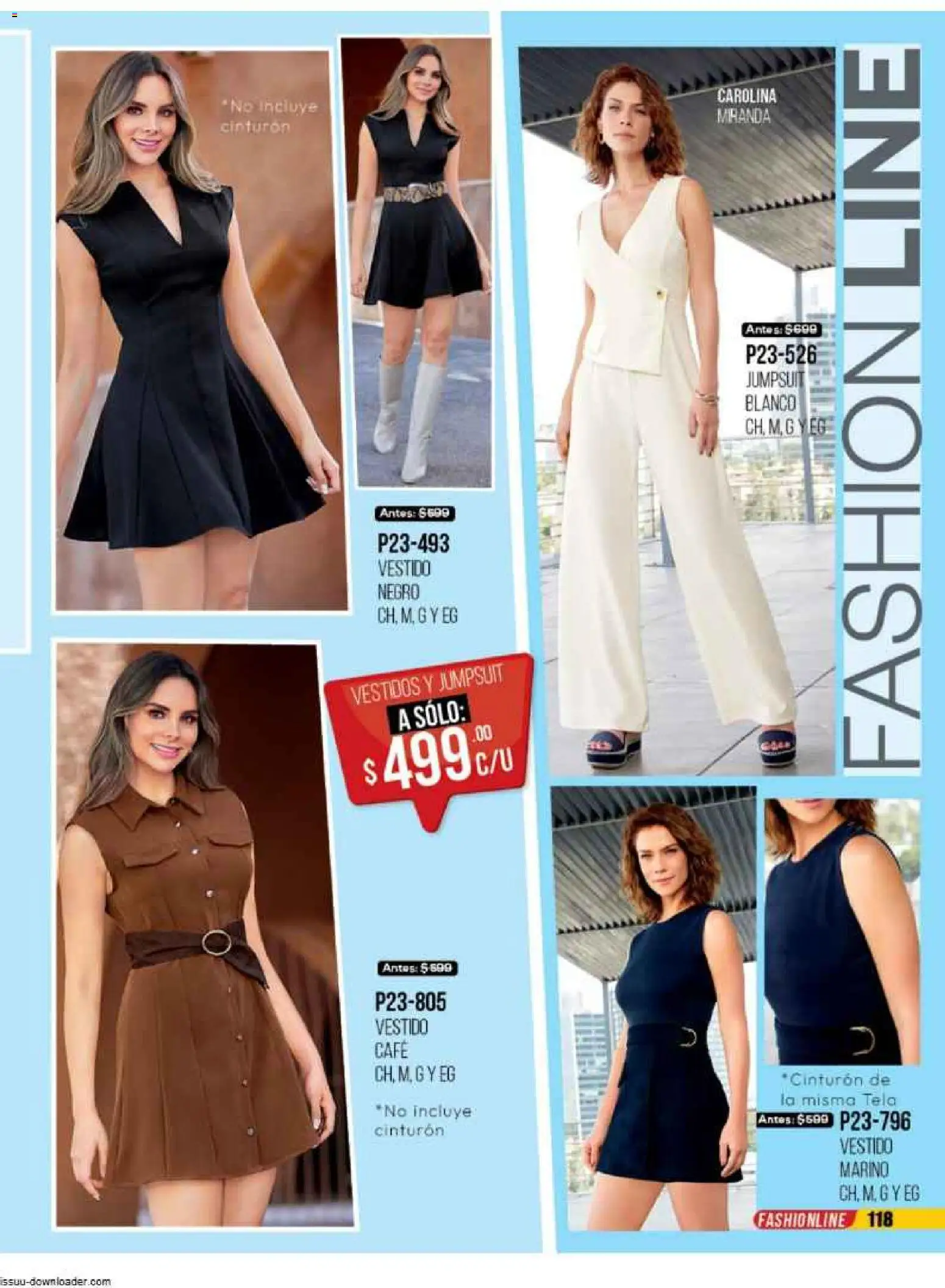 Nuevas ofertas de Cklass válidas en toda la República Mexicana desde el 31.10.2025. ¡Encuentra las mejores ofertas en Cklass catálogo Super Rebajas Ropa! | Página: 121 | Productos: Cinturón, Café, Vestido