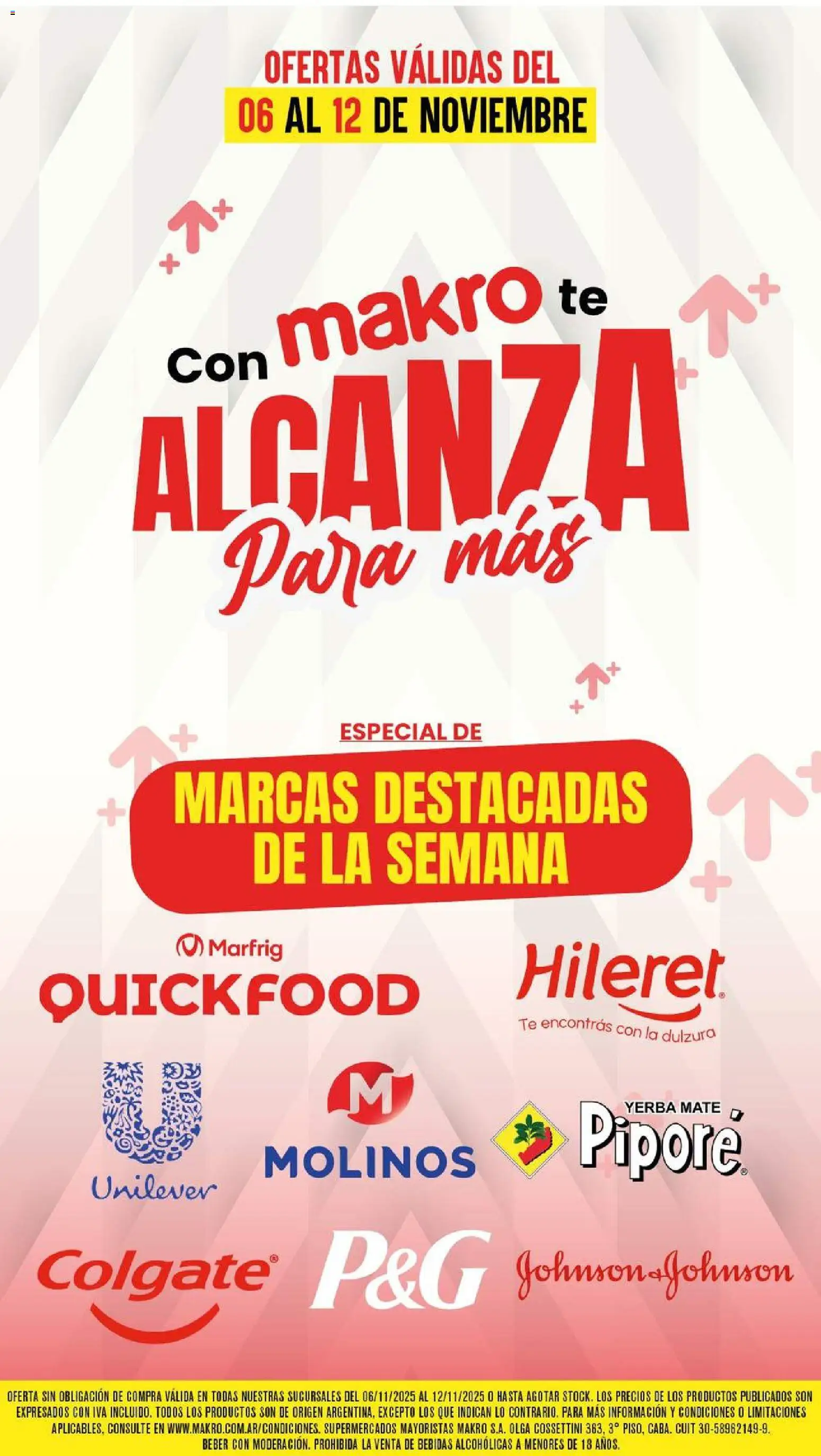 Makro ofertas │ válido desde el 06.11.2025 | Página: 1 | Productos: Mate, Yerba, Té