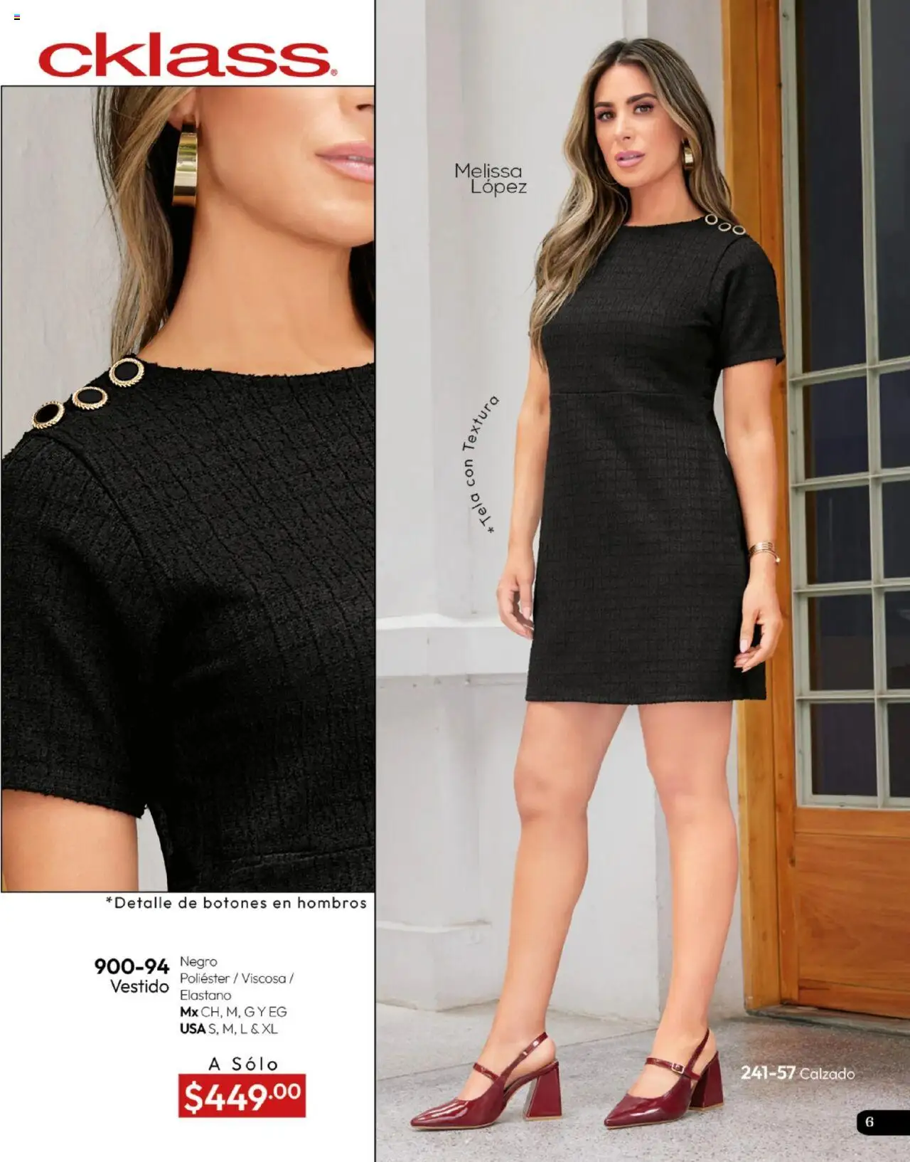 Nuevas ofertas de Cklass válidas en toda la República Mexicana desde el 16.09.2025. ¡Encuentra las mejores ofertas en Cklass - Catálogo Invierno Calzado! | Página: 226 | Productos: Vestido