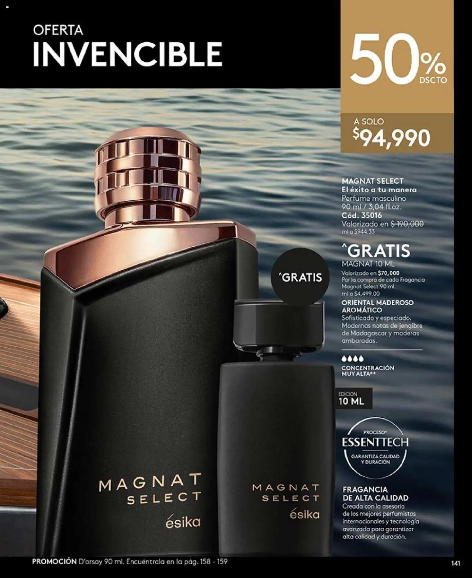 Ésika revista - valida desde el 01.01.2026 | Página: 141 | Productos: Perfume, Fragancia