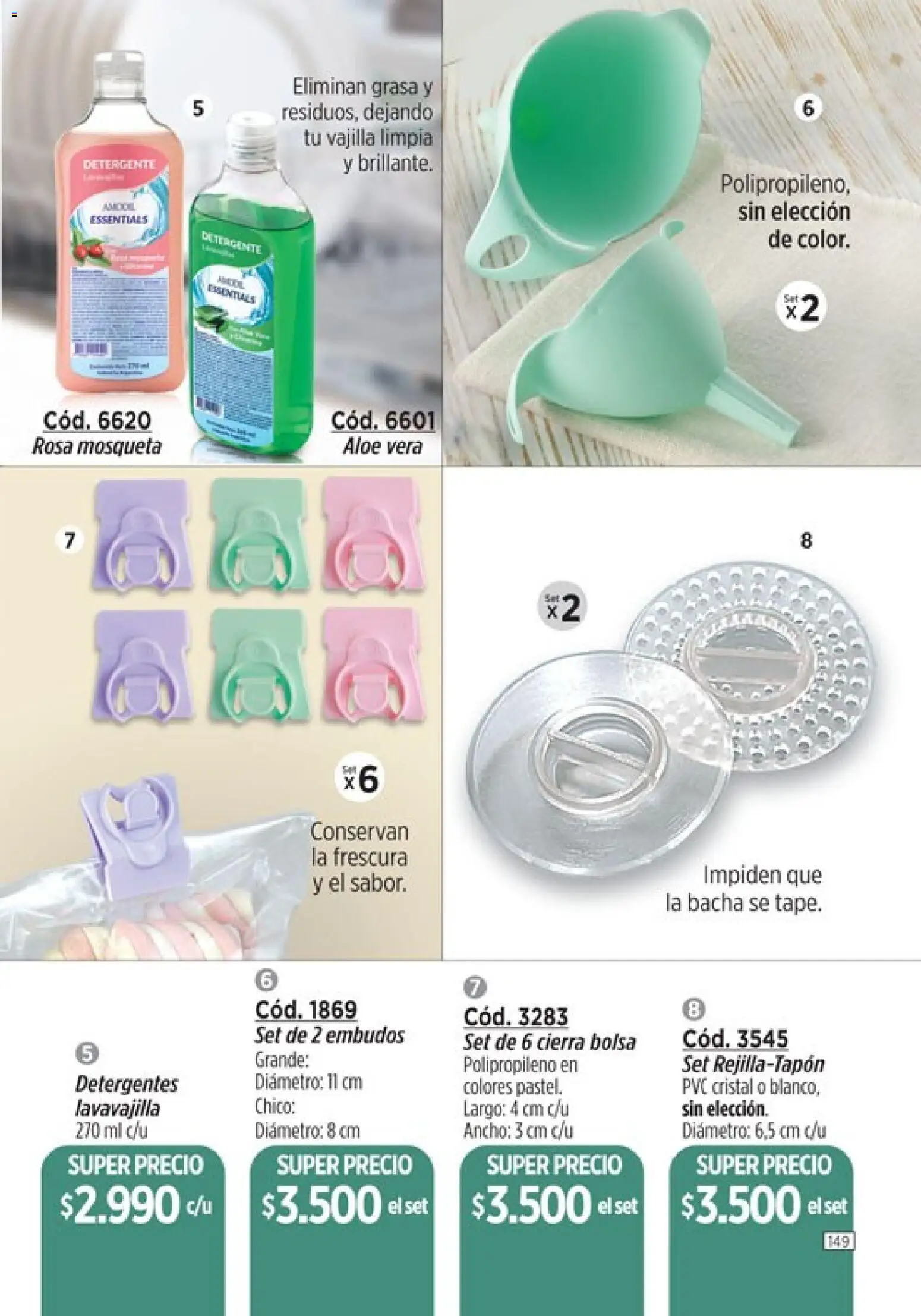 Catálogo Amodil Campaña 1/2026 │ válido desde el 01.01.2026 | Página: 149 | Productos: Bolsa, Bacha, Detergente