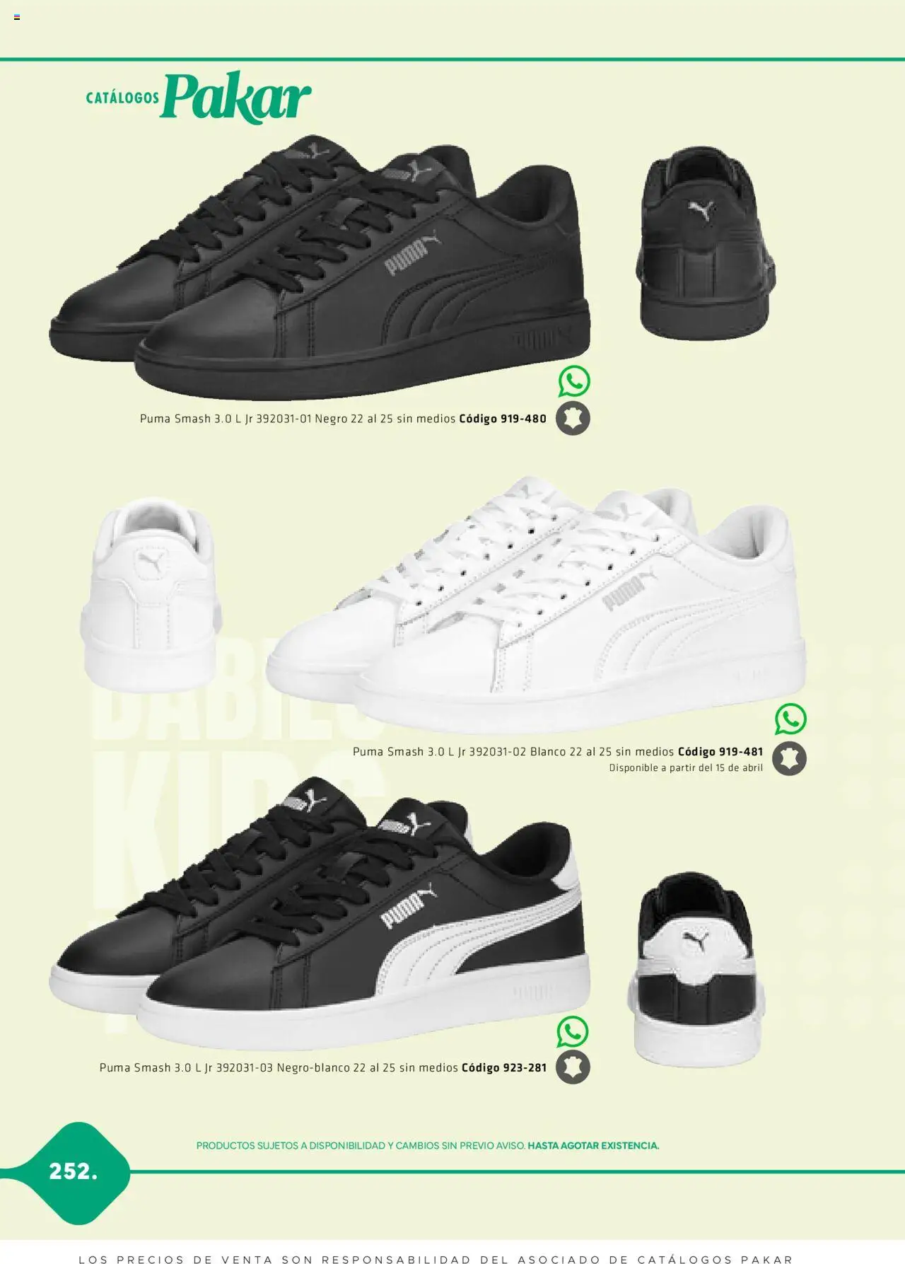 Nuevas ofertas de SC Pakar válidas en toda la República Mexicana desde el 28.02.2025. ¡Encuentra las mejores ofertas en SC Pakar catálogo Premium - Kids! | Página: 252