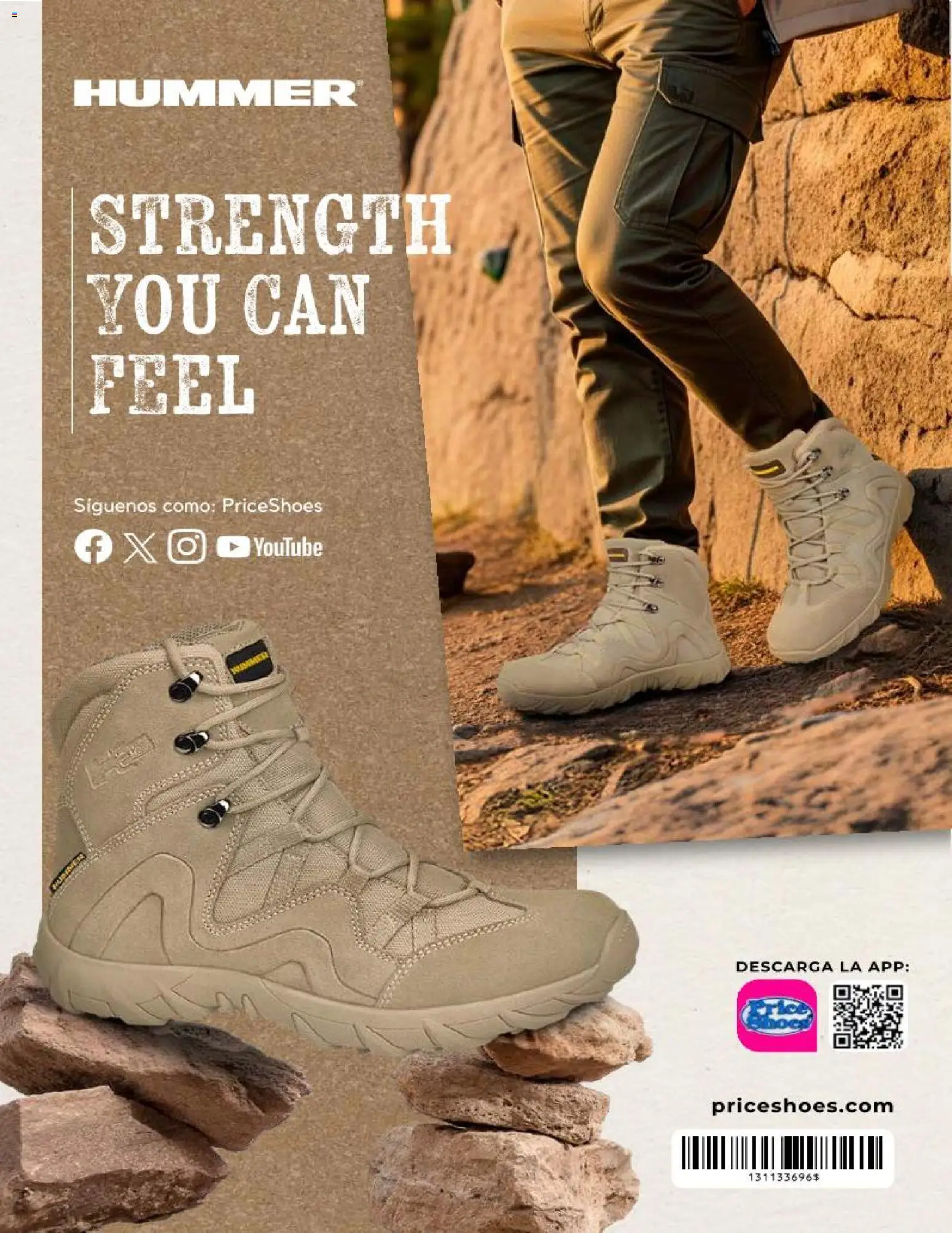 Nuevas ofertas de Price Shoes válidas en toda la República Mexicana desde el 23.12.2025. ¡Encuentra las mejores ofertas en Price Shoes catálogo Hummer! | Página: 1