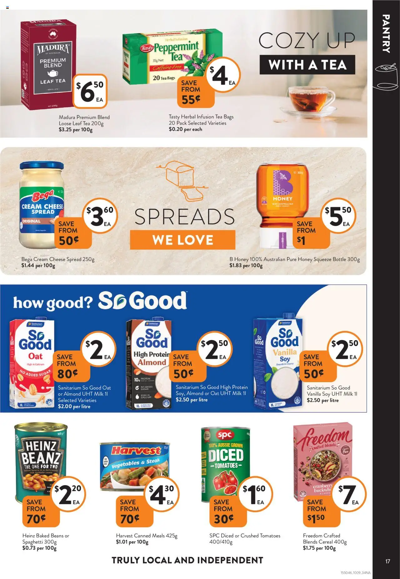 Foodworks catalogue - valid from 10.09.2025 | Page: 17 | Products: Milk, Tea, Sugar, Herbal
