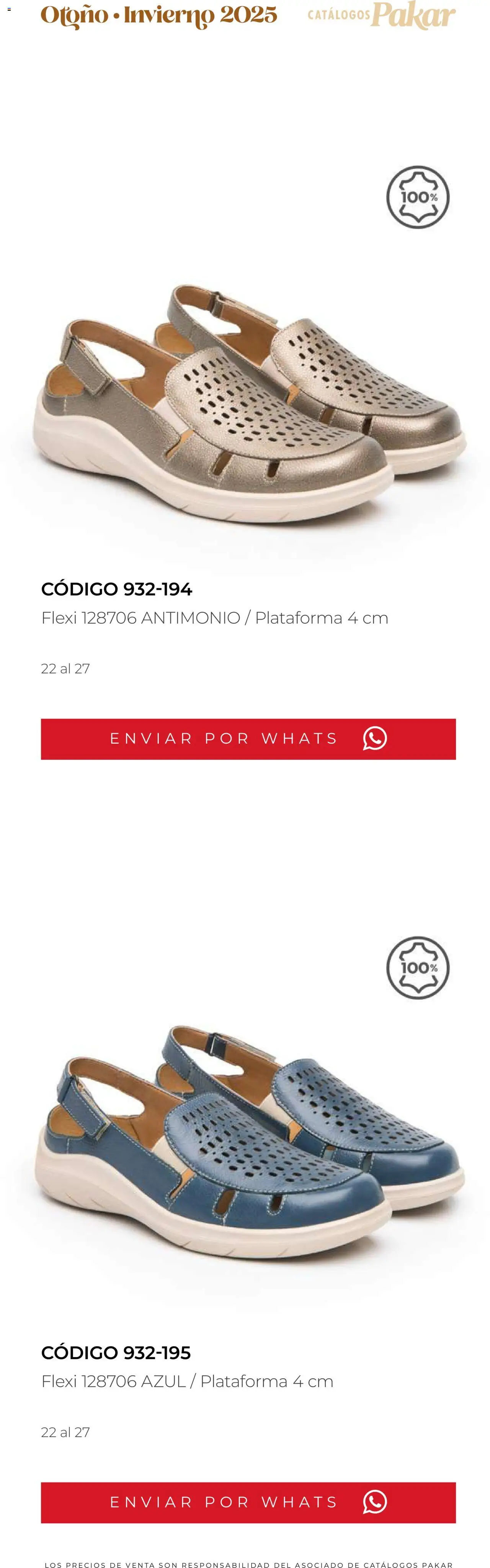 Nuevas ofertas de SC Pakar válidas en toda la República Mexicana desde el 10.10.2025. ¡Encuentra las mejores ofertas en SC Pakar - Catálogo Flexi otoño / invierno! | Página: 102
