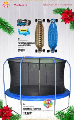 Vista previa de Del Sol y Woolworth catálogo Regalos 2025, nuevo folleto de la tienda, válido en México a partir del 06.11.2025 | Página: 24 | Productos: Trampolín