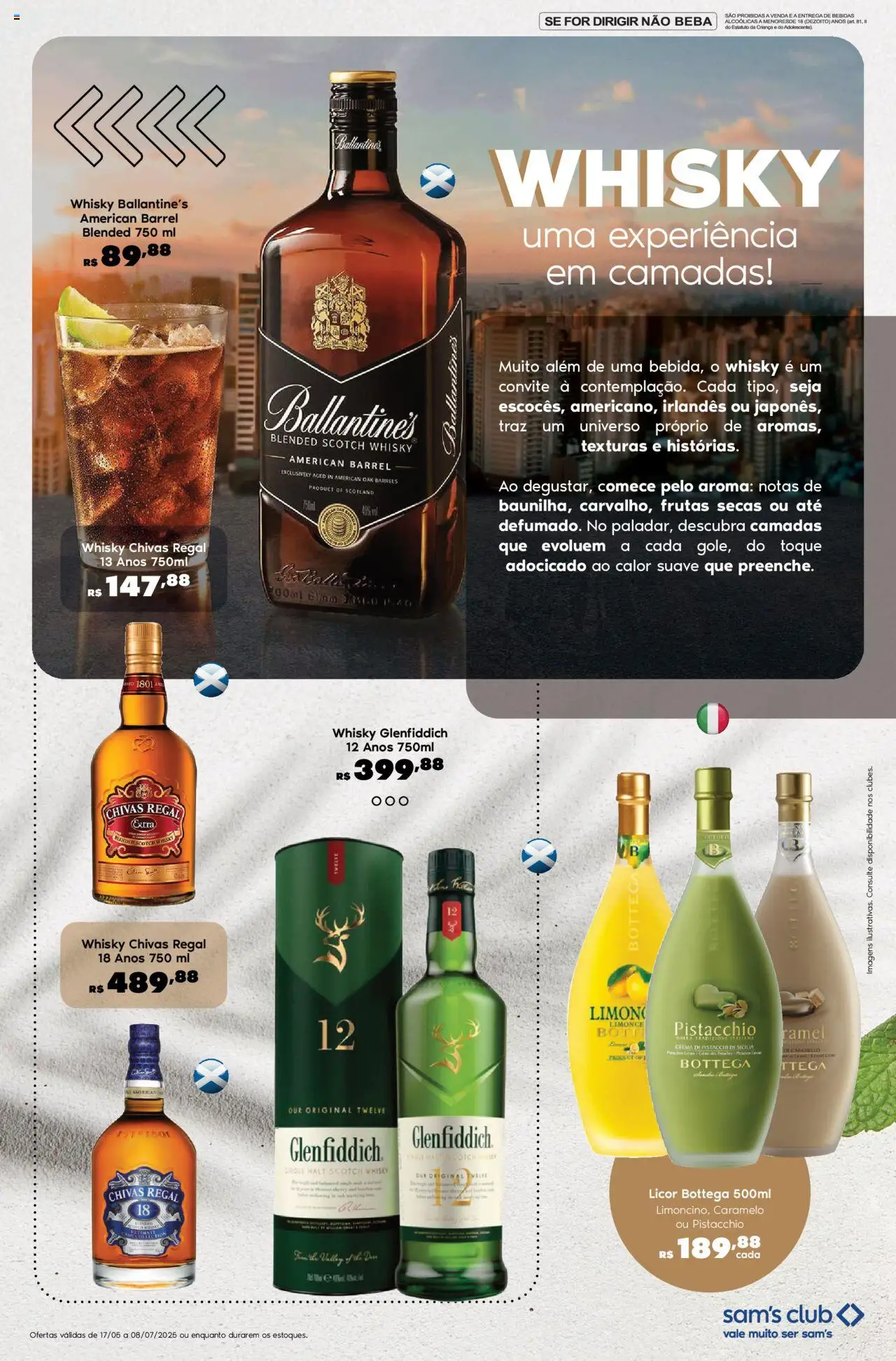 Sam's Club Folheto - válido de 17.06.2025 | Página: 6 | Produtos: Whisky, Licor