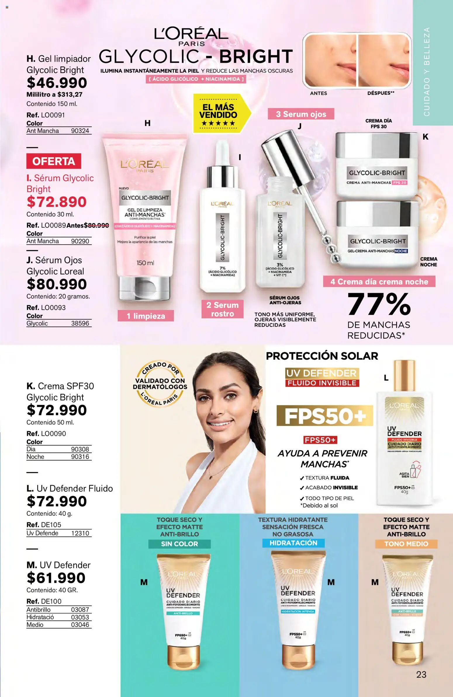 Leonisa revista - valida desde el 16.03.2026 | Página: 23 | Productos: Crema, Serum, Limpiador