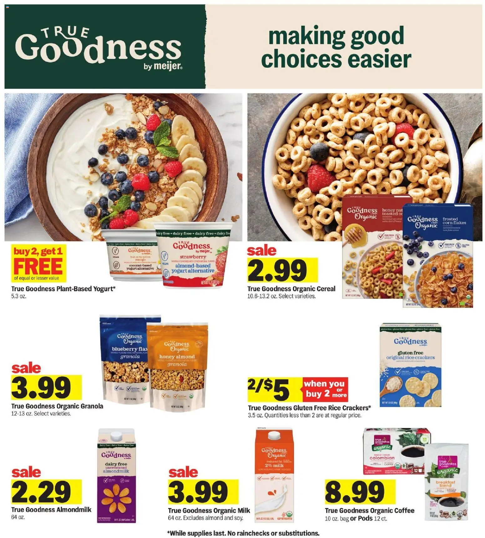 Meijer Weekly Ad - valid from 14.01.2026 | Page: 21 | Products: Corn, Rice, Mango, Bag