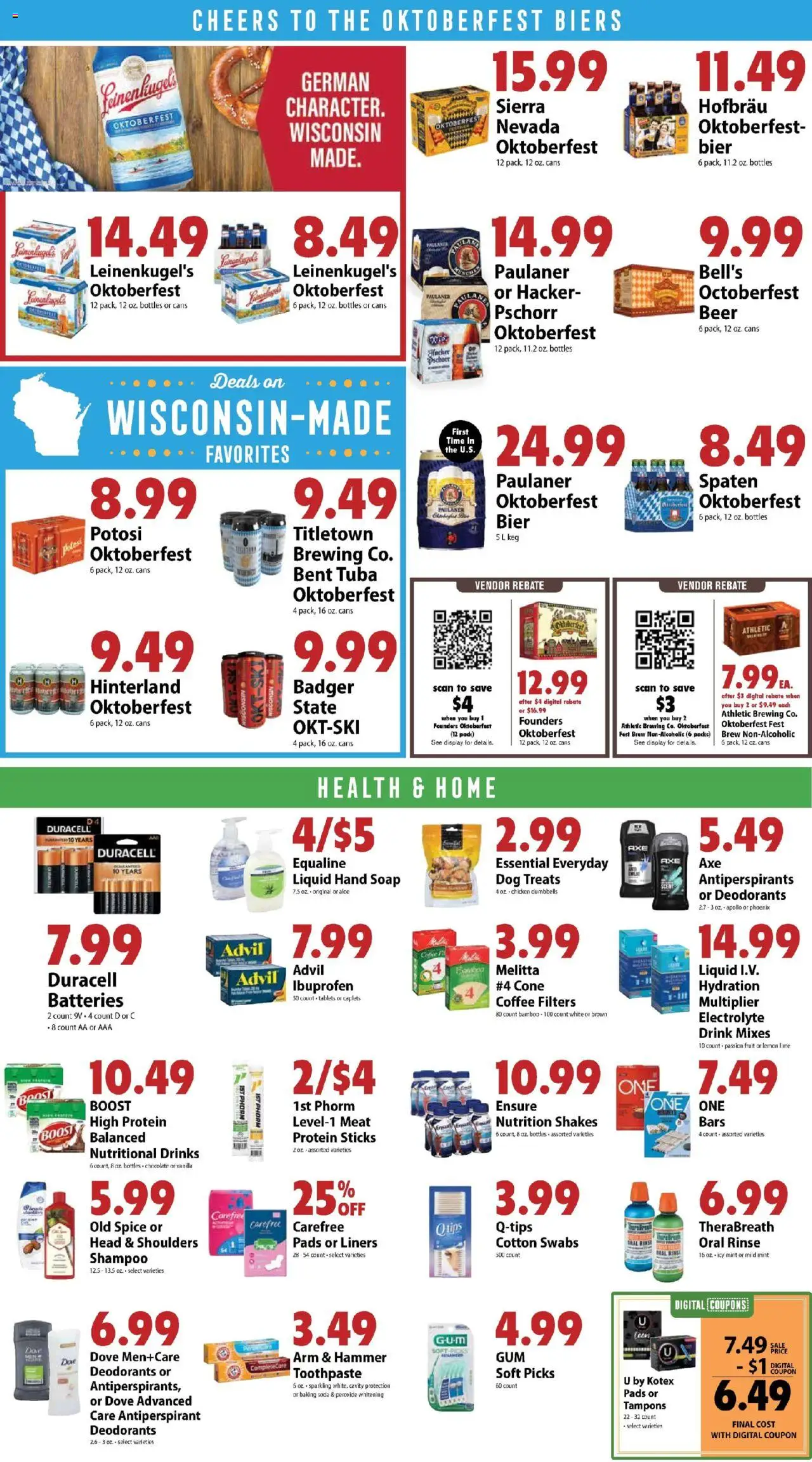 Festival Foods Weekly Ad - valid from 13.08.2025 | Page: 6 | Products: Hammer, Coffee, Antiperspirant, Toothpaste