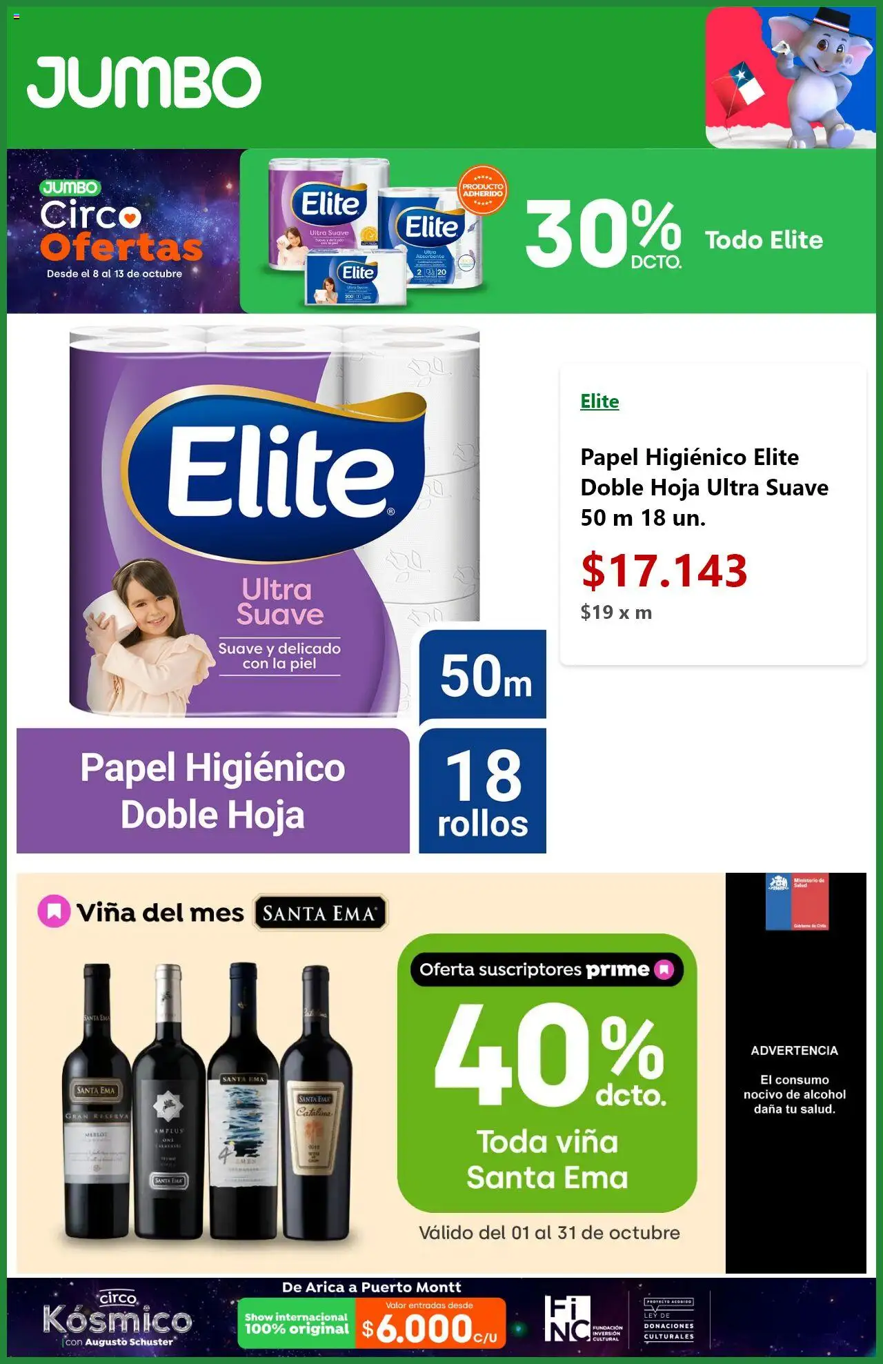 Jumbo ofertas  │ válido desde el 09.10.2025 | Página: 3 | Productos: Papel higiénico