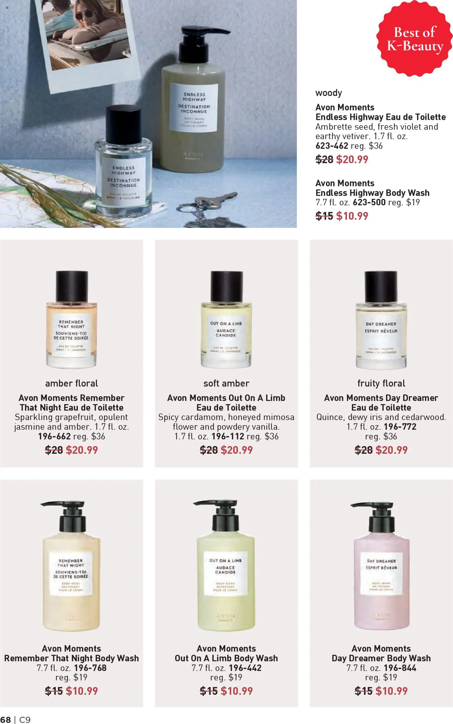 Avon Brochure - valid from 22.04.2026 | Page: 68 | Products: Eau de toilette, Body Wash