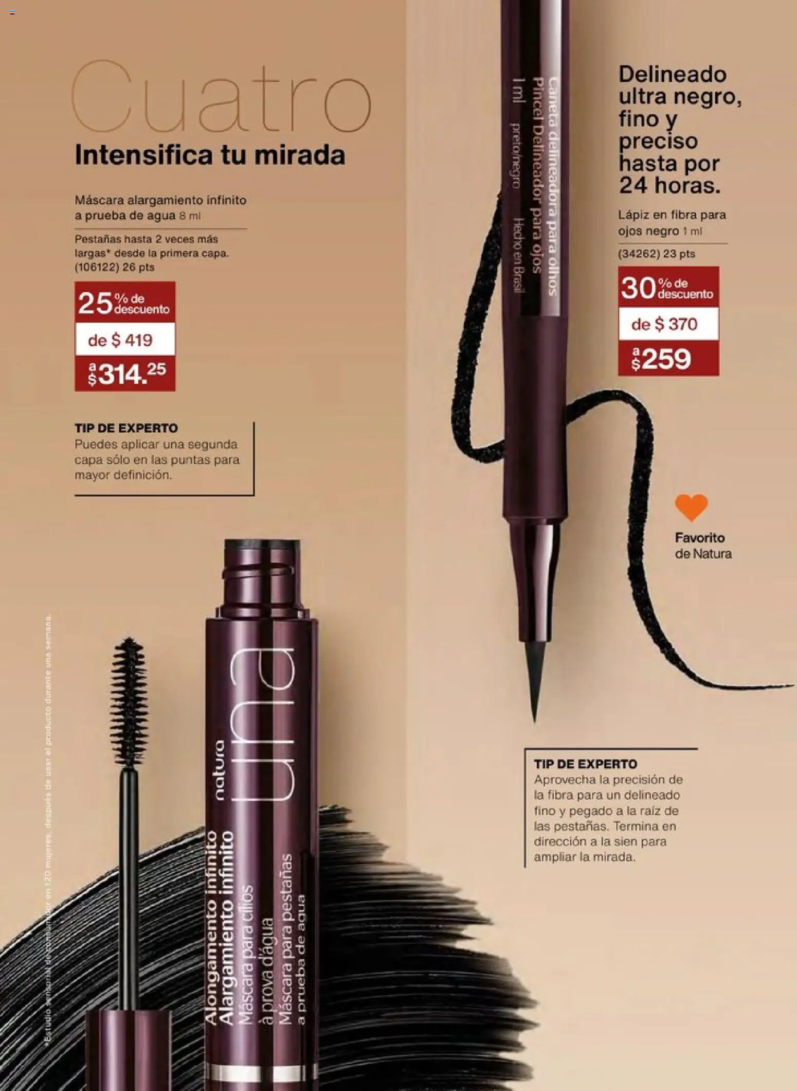Nuevas ofertas de Natura válidas en toda la República Mexicana desde el 20.12.2025. ¡Encuentra las mejores ofertas en Natura campaña 1 2026! | Página: 50 | Productos: Pincel, Máscara, Agua, Delineador