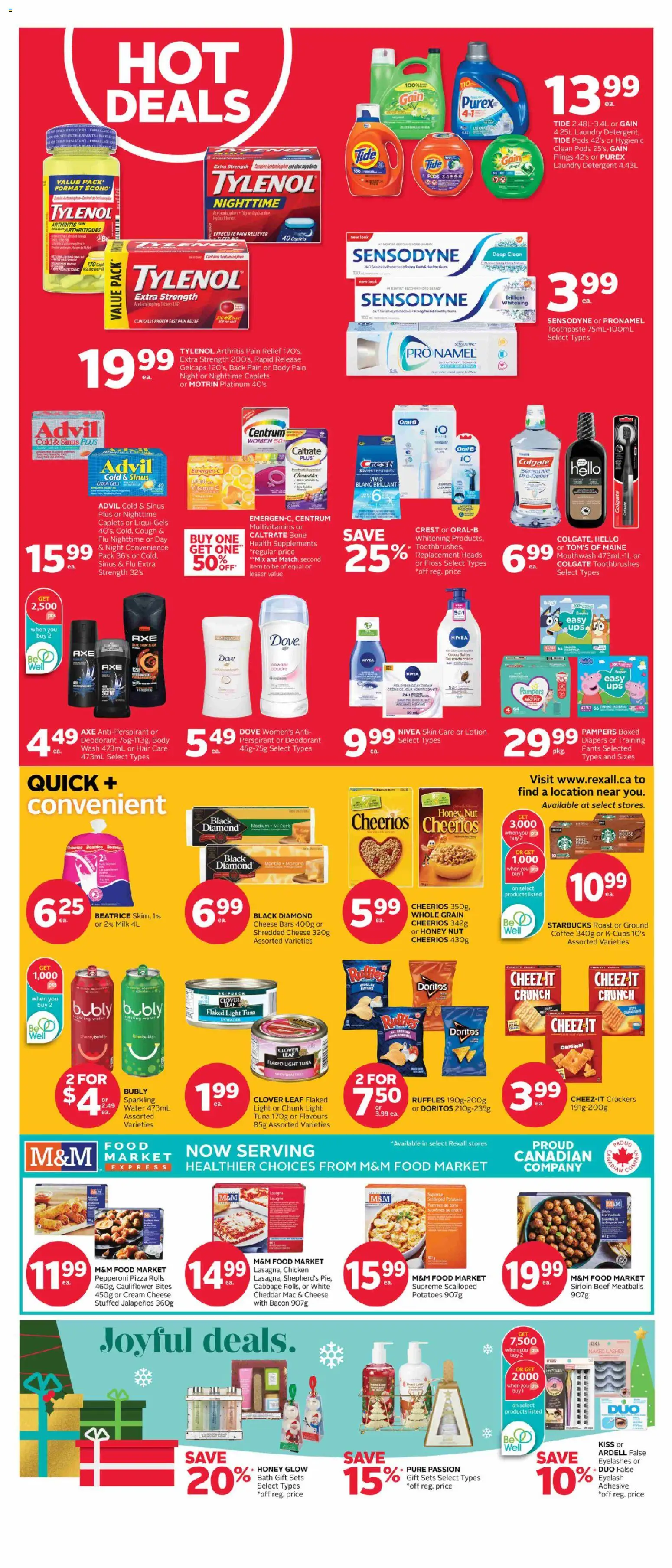 Rexall flyer valid from 21.11.2025 | Page: 2 | Products: Cream, Antiperspirant, Butter, Coffee