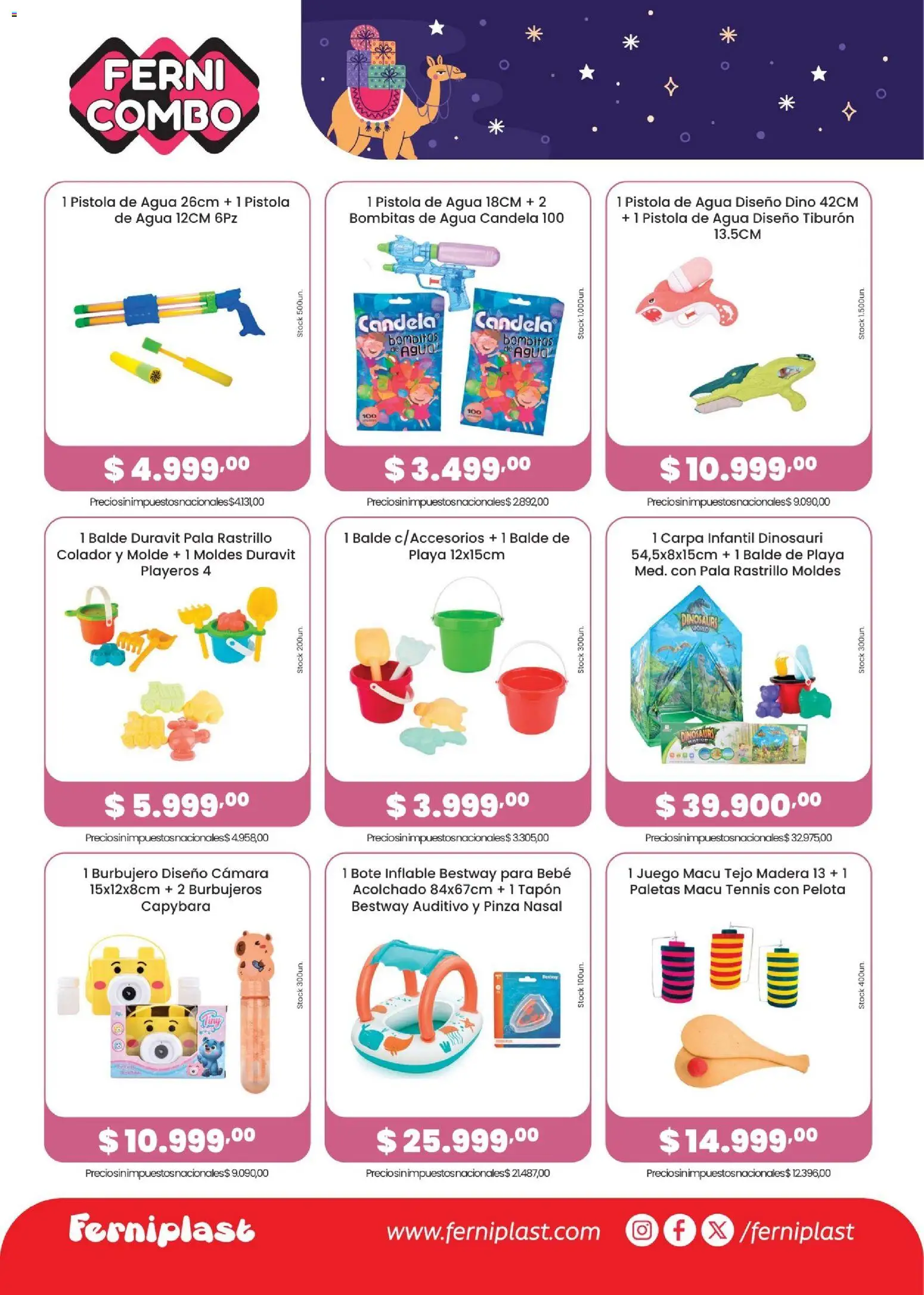 Ferniplast catálogo │ válido desde el 26.12.2025 | Página: 2 | Productos: Cámara, Pelota, Agua, Pala