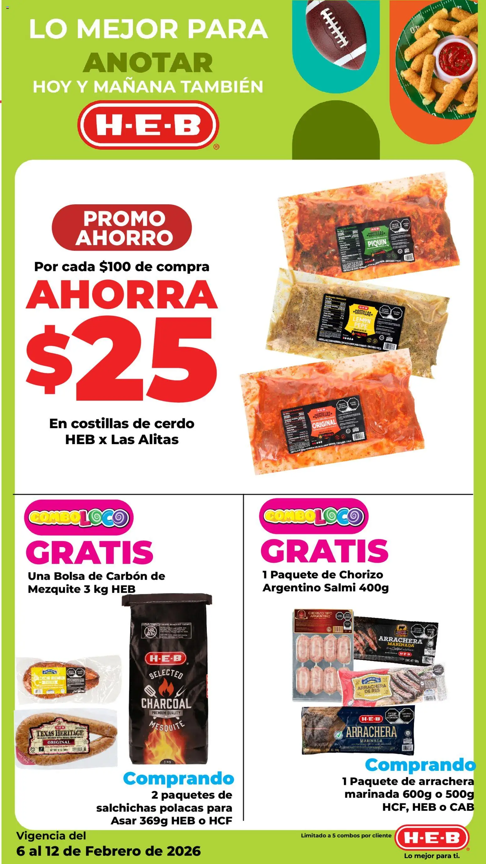 Nuevas ofertas de H-E-B válidas en toda la República Mexicana desde el 06.02.2026. ¡Encuentra las mejores ofertas en H-E-B folleto! | Página: 4